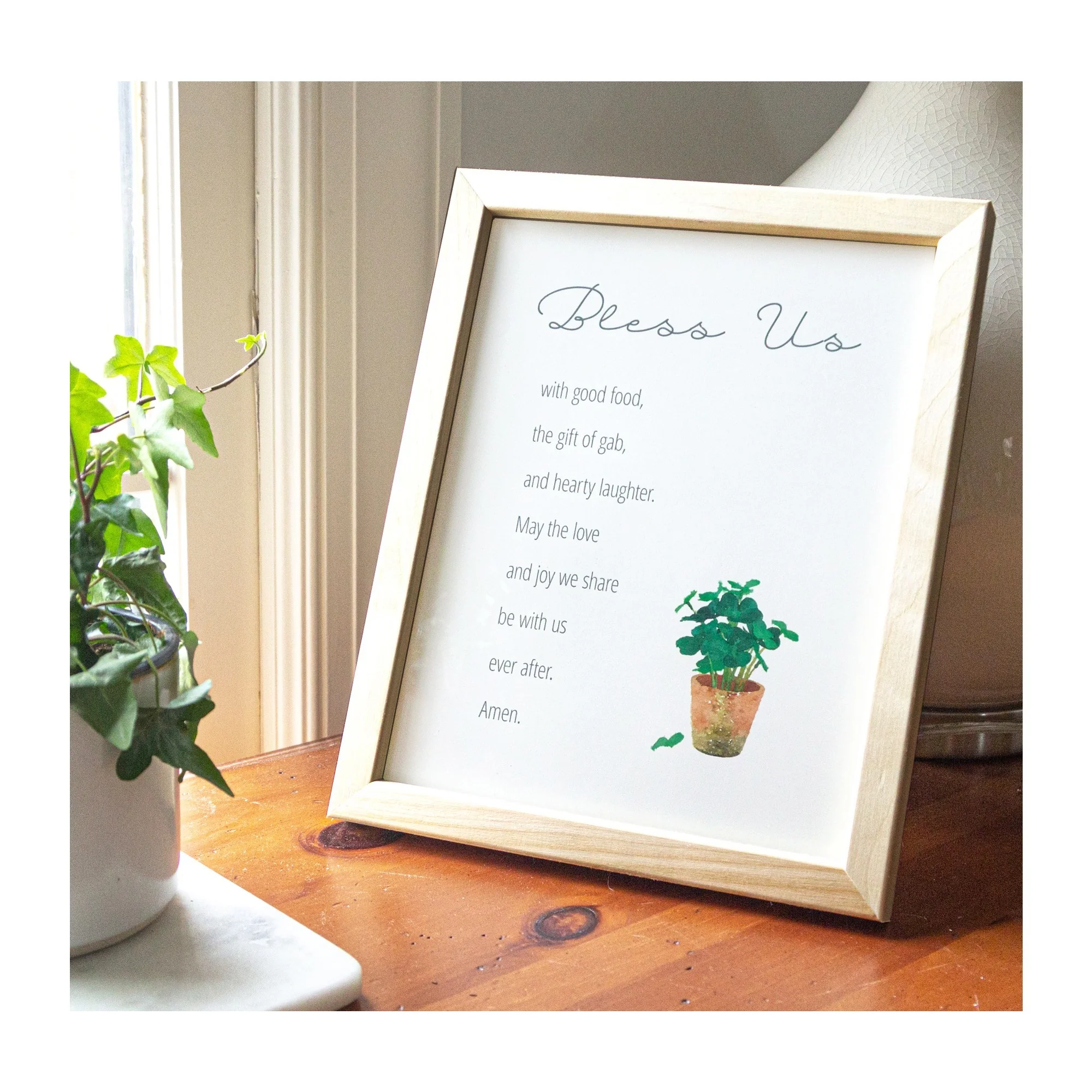 Irish Kitchen Blessing Framed Print