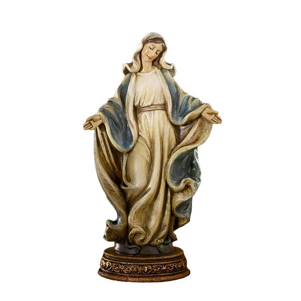 Italian Style Our Lady of Grace Statue - 6.25" - Image 2