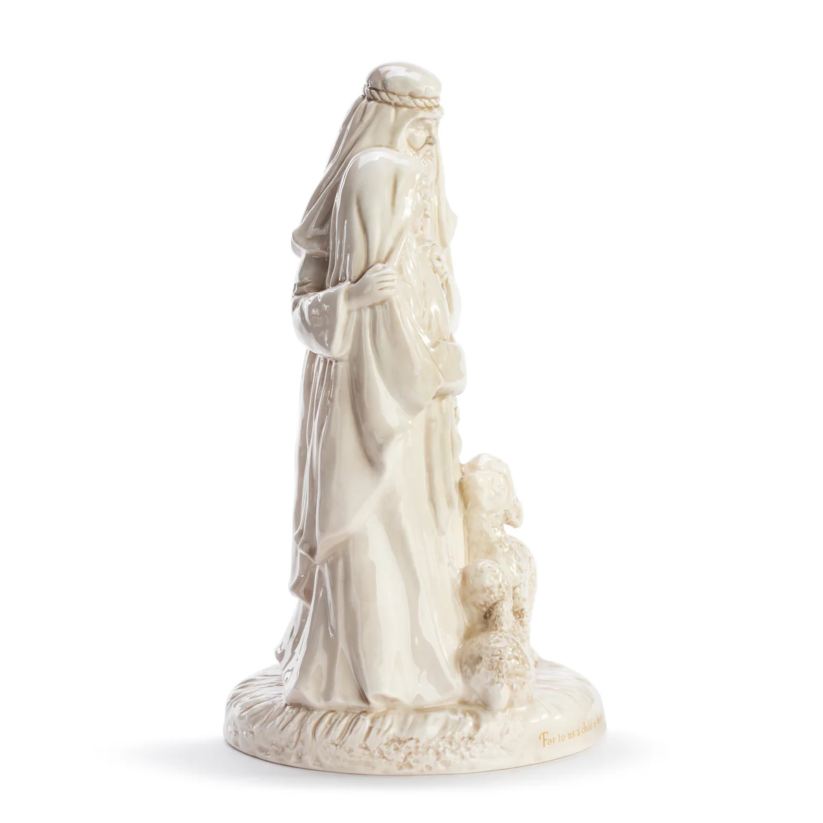 Ivory Ceramic Holy Family Statue - 10" - Image 3