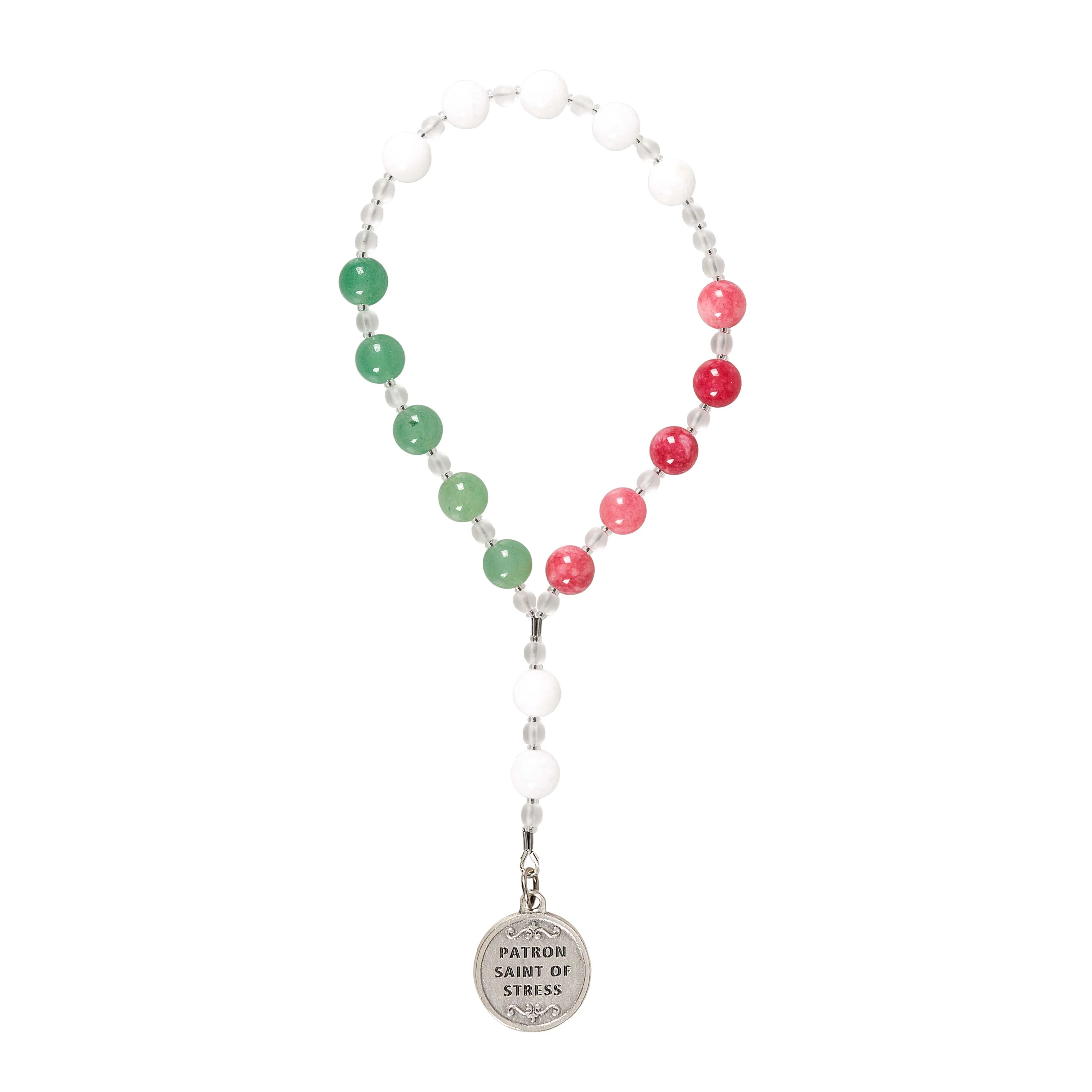 Jade & Aventurine Chaplet of St. Dymphna - Image 7