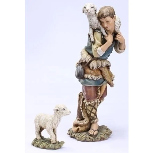 Joseph's Studio Shepherd & Lamb Set - 27” Scale