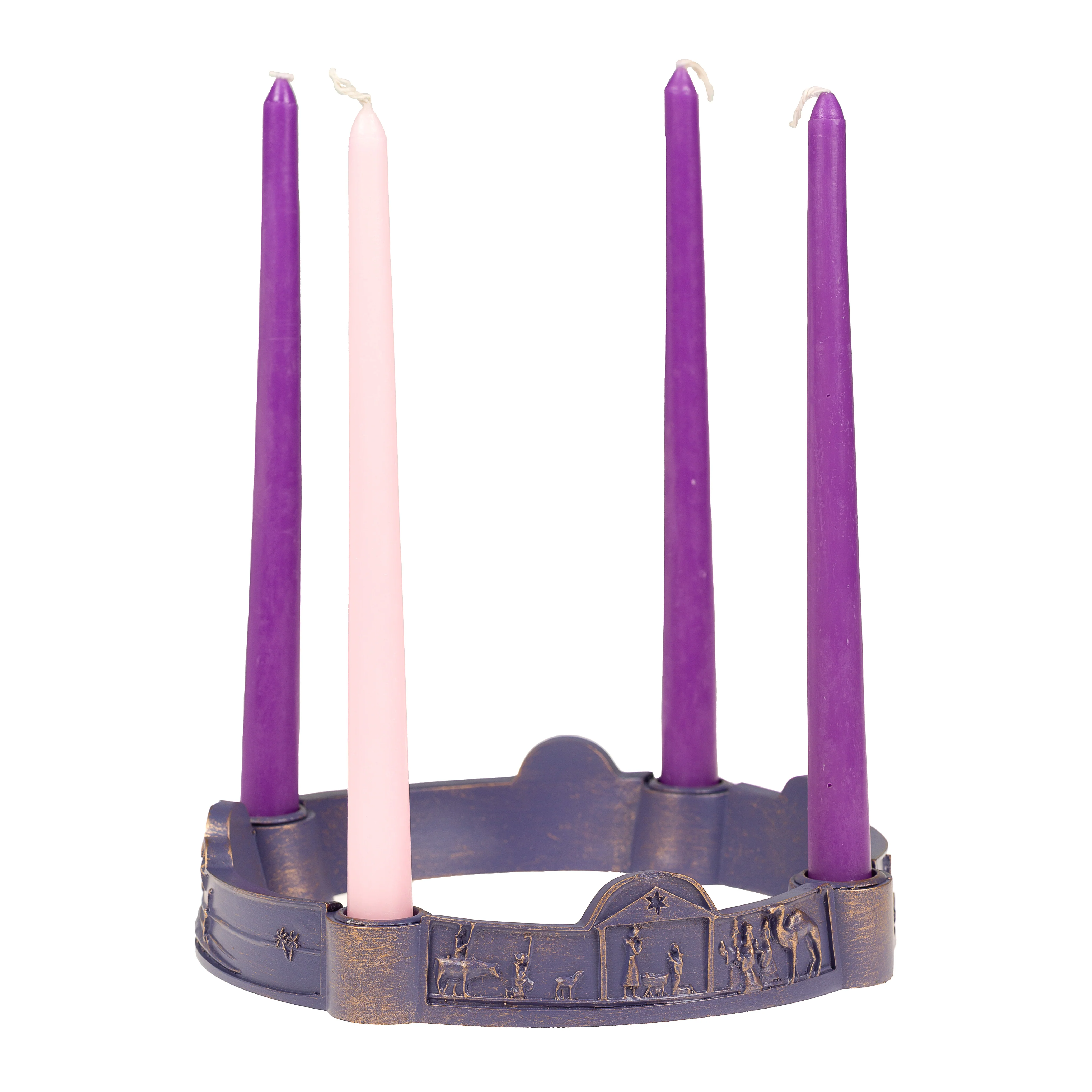 Journey to Bethlehem Advent Wreath with Candles
