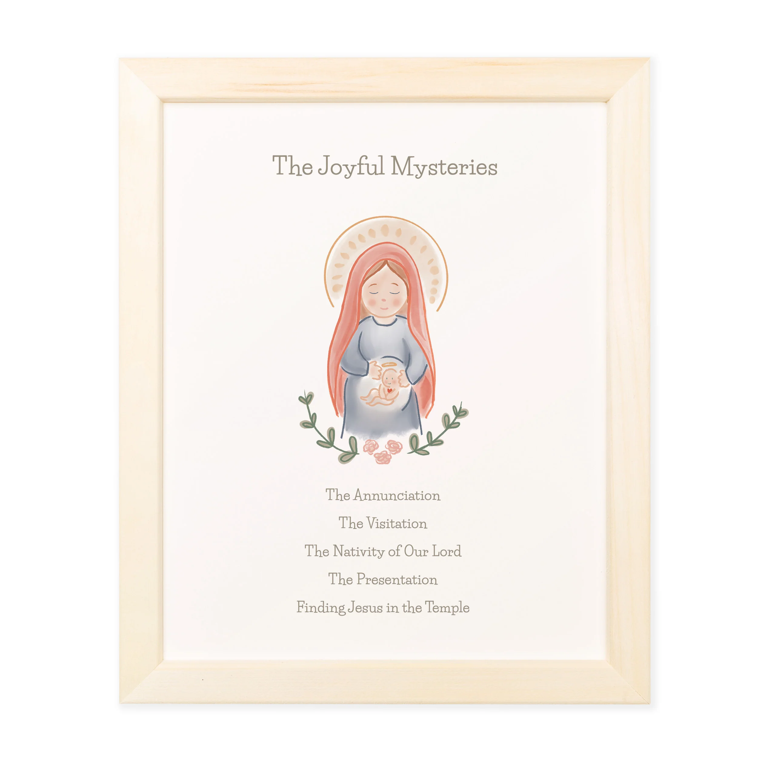 Joyful Mysteries for Kids Framed Print - Image 2