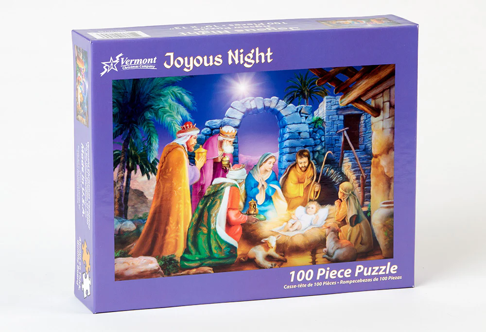 Joyous Night Kid's Jigsaw Puzzle - 100 Pieces - Image 2