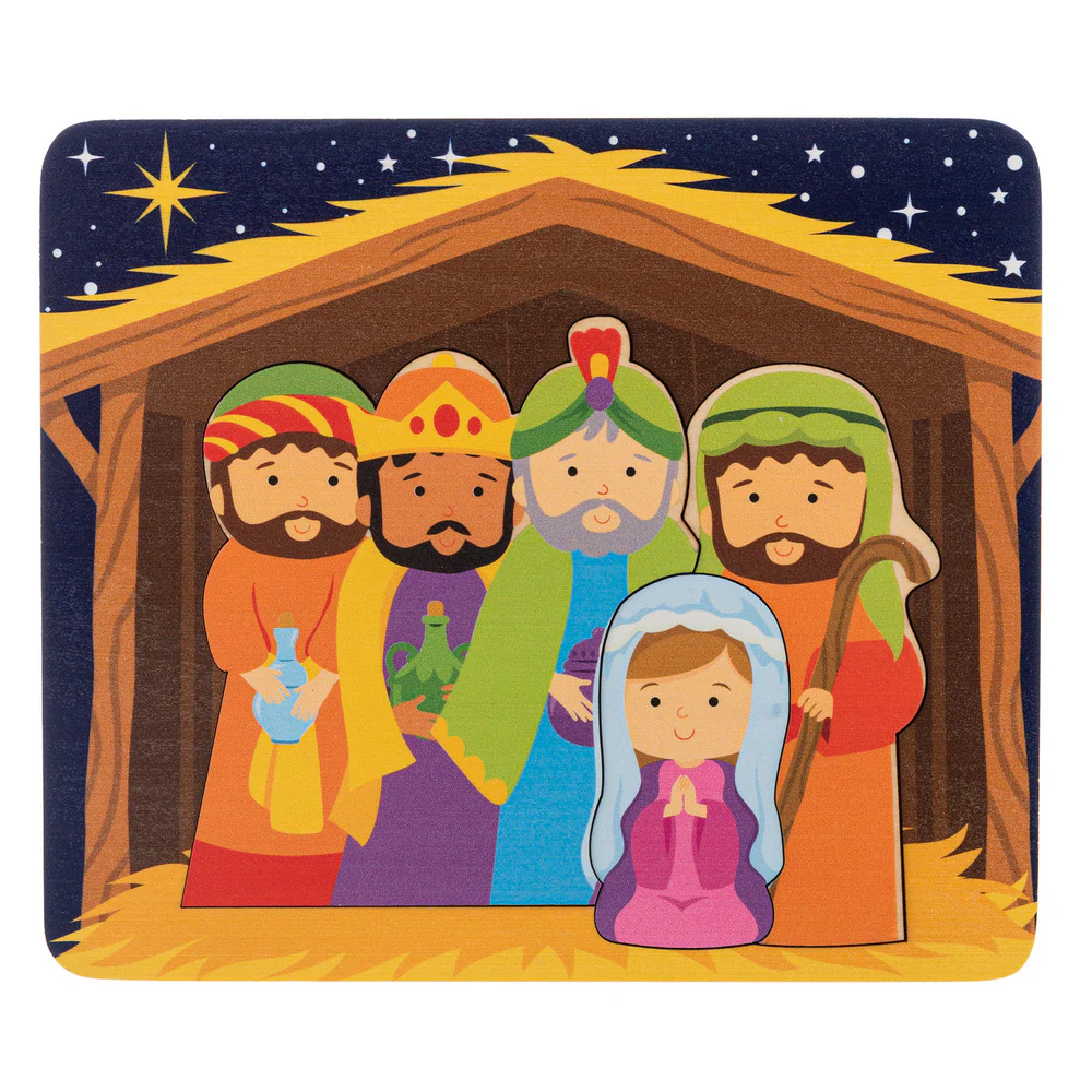 Layered Nativity Puzzle - 12 Months +