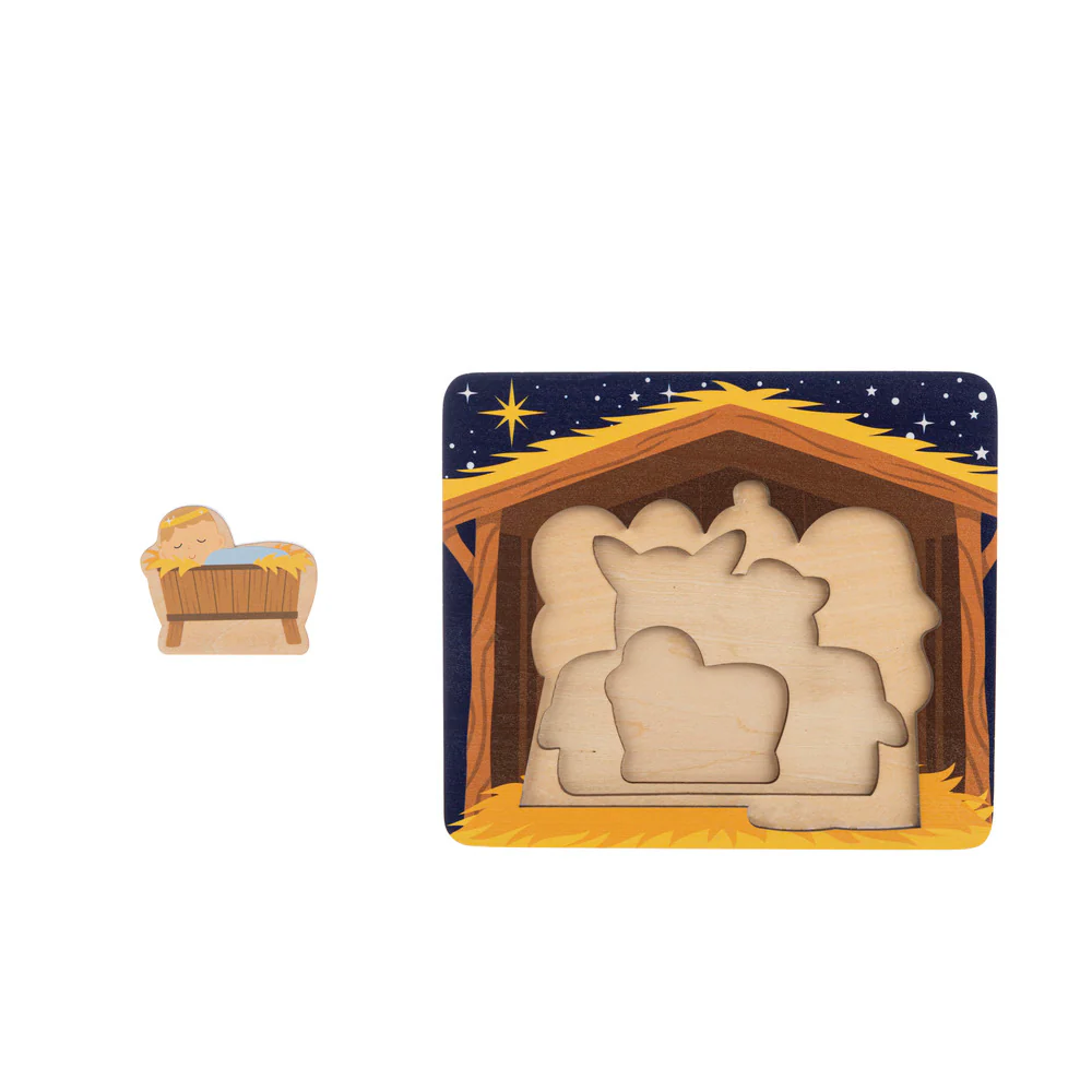 Layered Nativity Puzzle - 12 Months + - Image 2