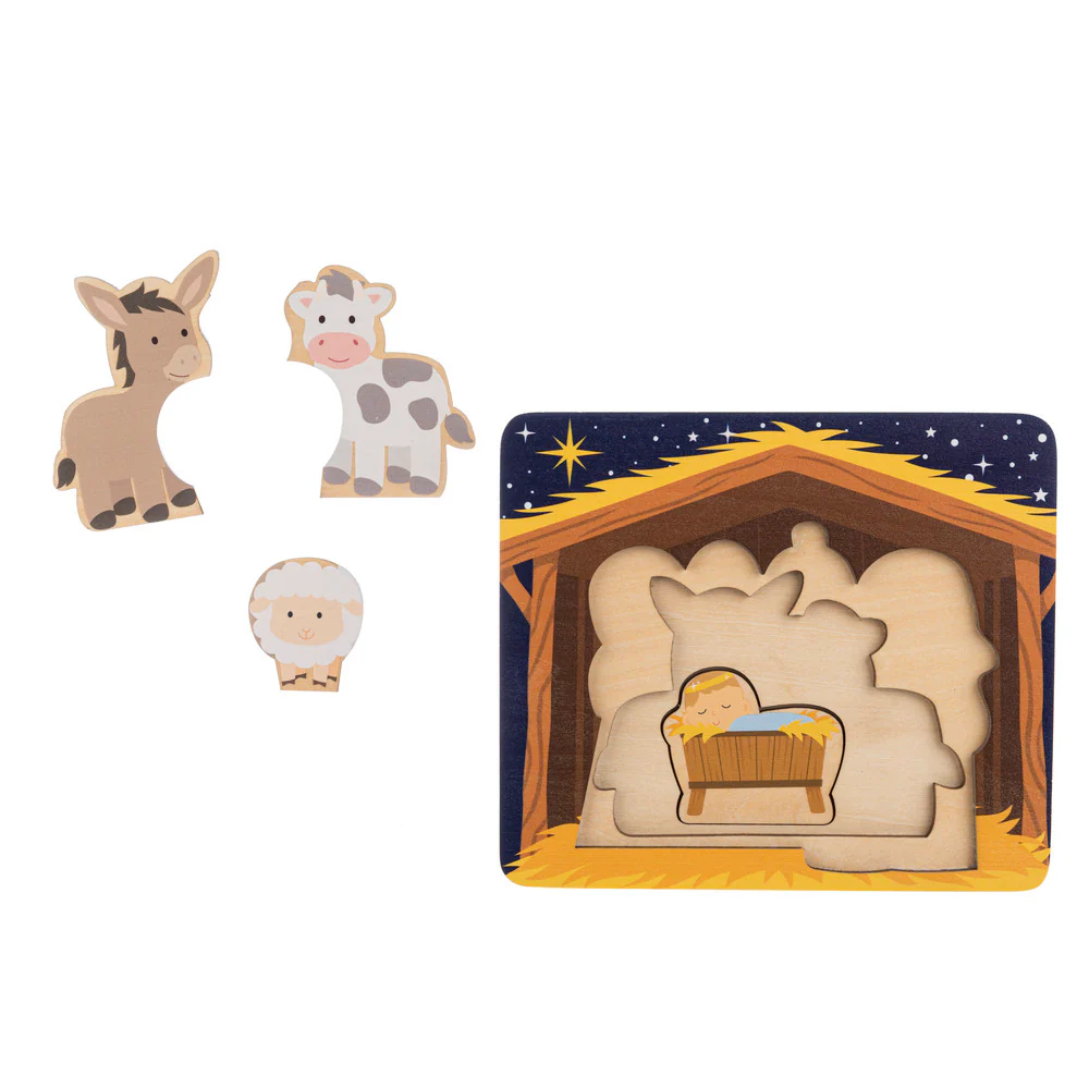 Layered Nativity Puzzle - 12 Months + - Image 3