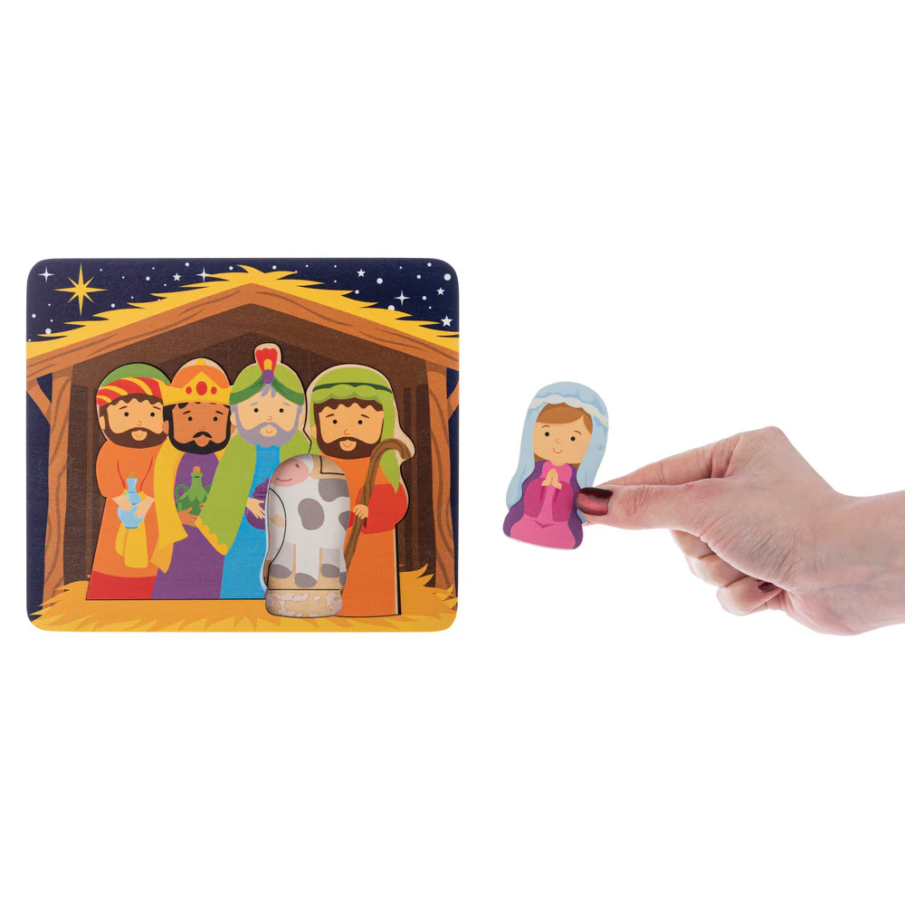 Layered Nativity Puzzle - 12 Months + - Image 5