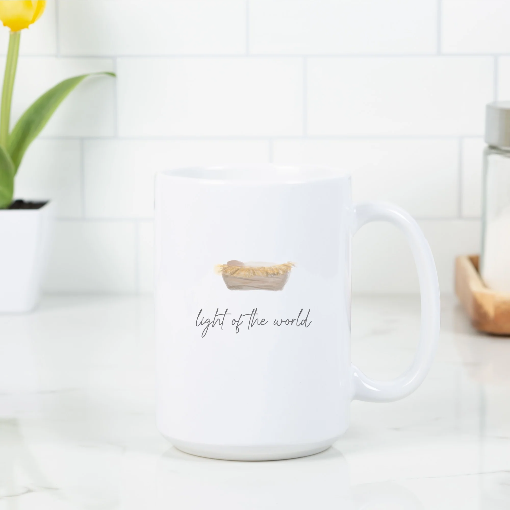 Light of the World Christmas Mug
