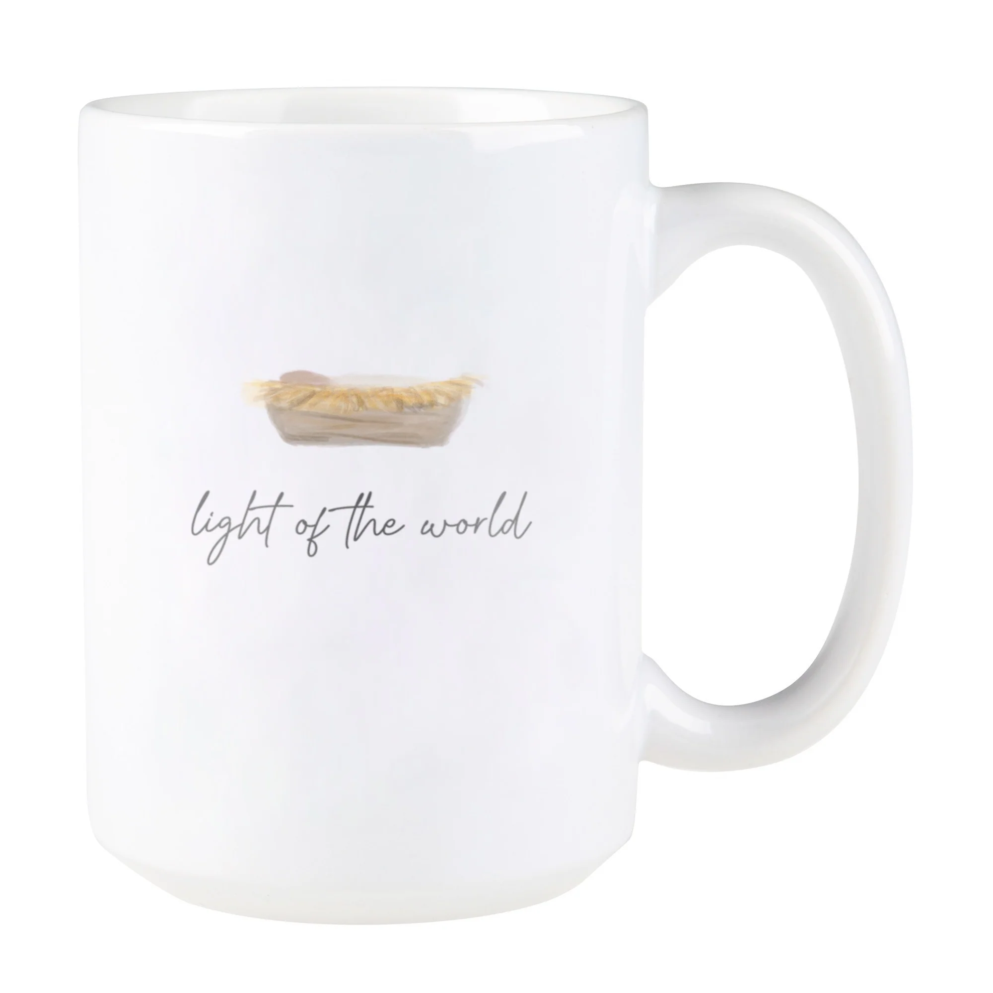Light of the World Christmas Mug - Image 2