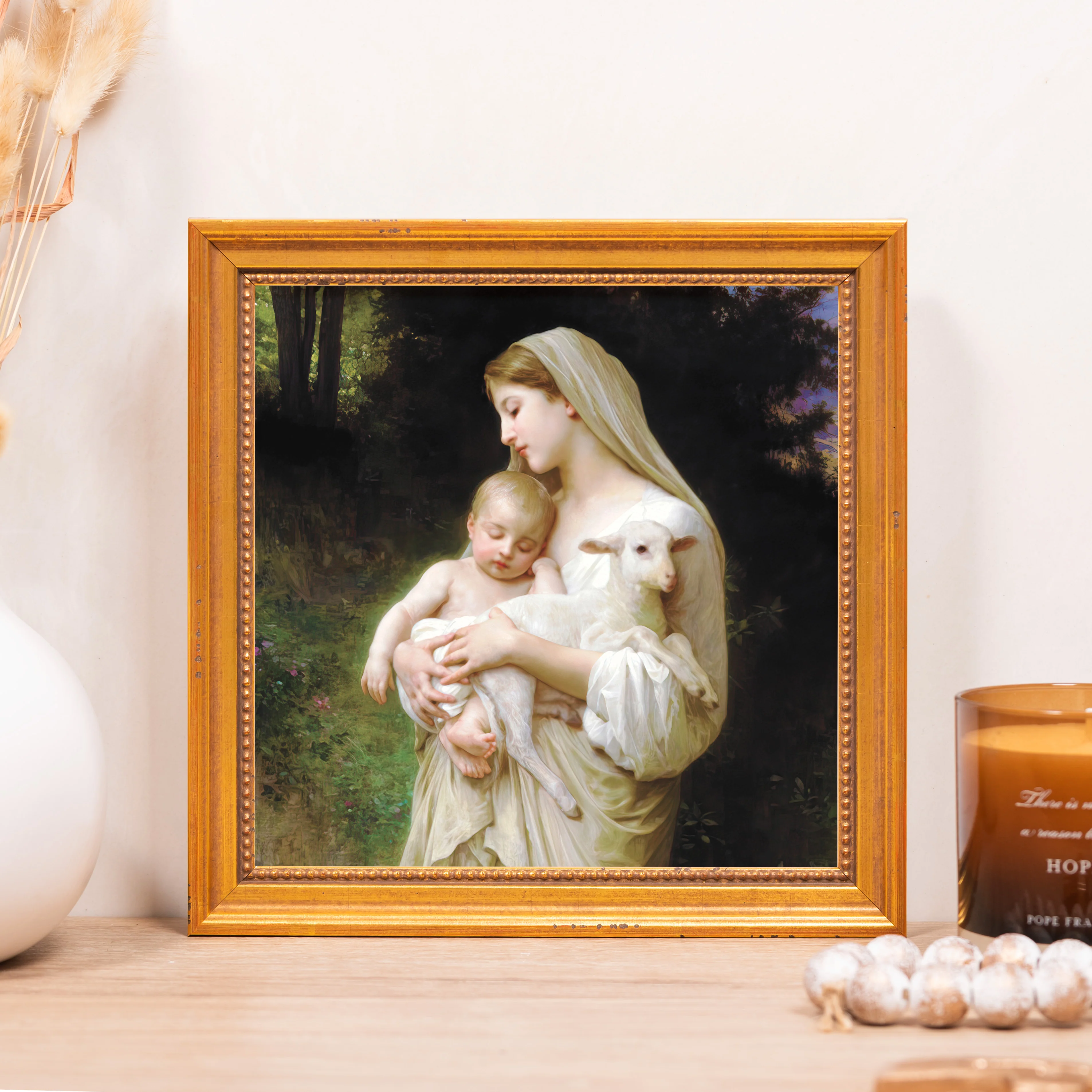 L'Innocence Framed Canvas - Sacred Mini Collection - Image 4