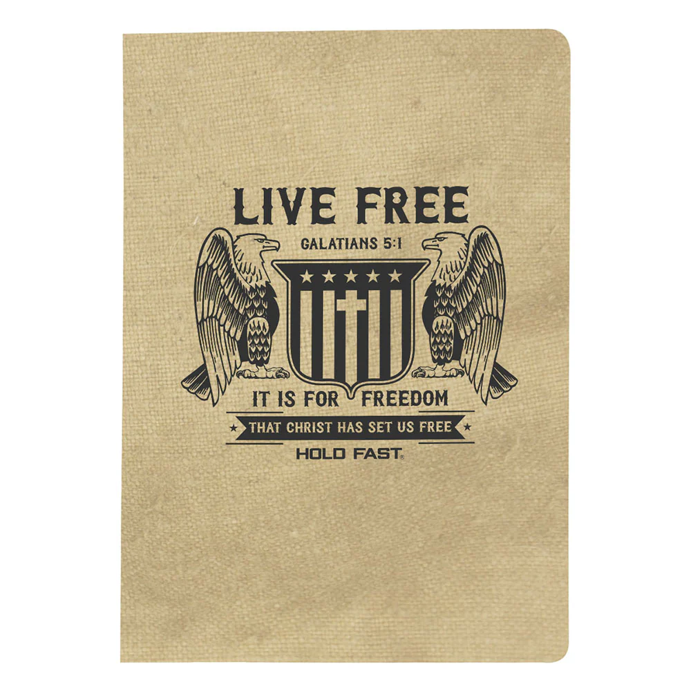 Live Free Hold Fast Men's Paperback Journal