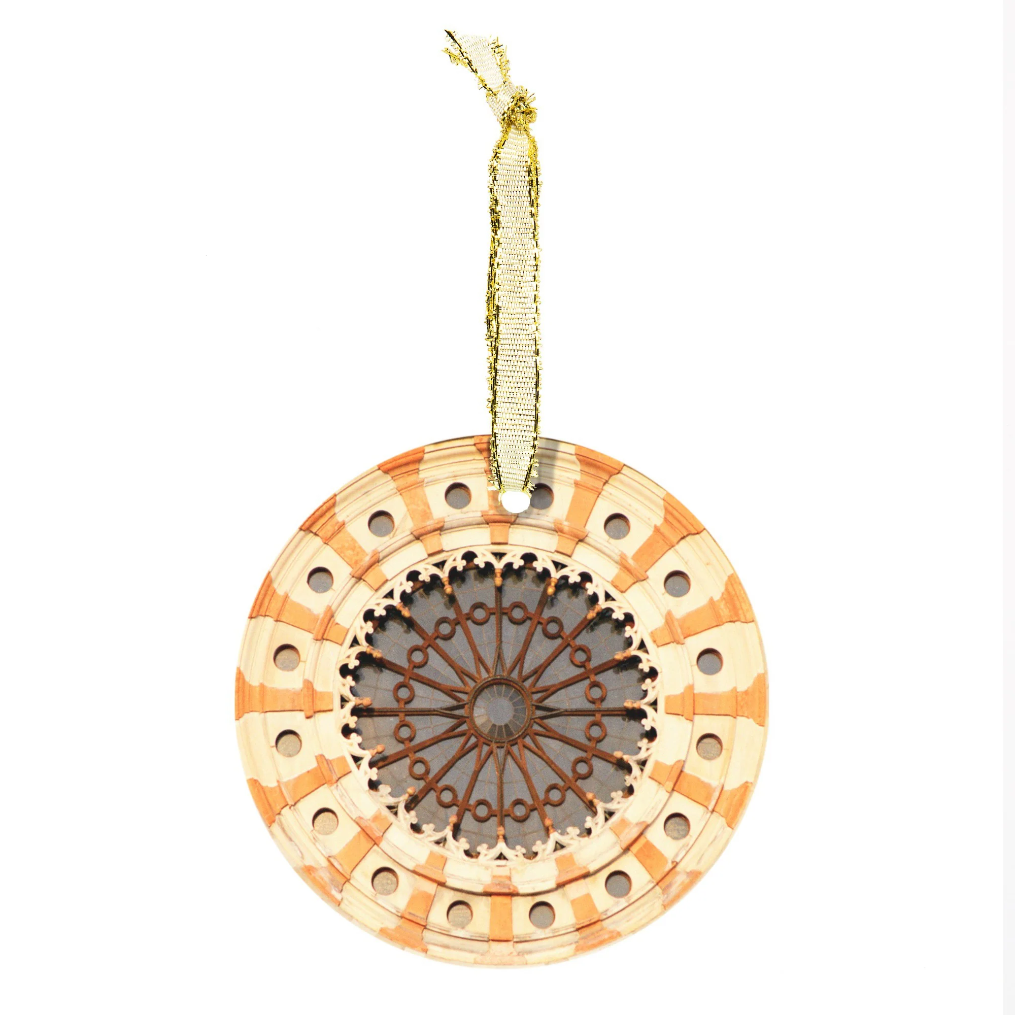 Lodi Cathedral Rose Window Glass Ornament - Image 2