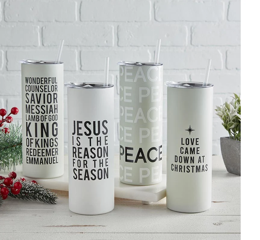 Love Came Down at Christmas Stainless Steel Tumbler - Image 2