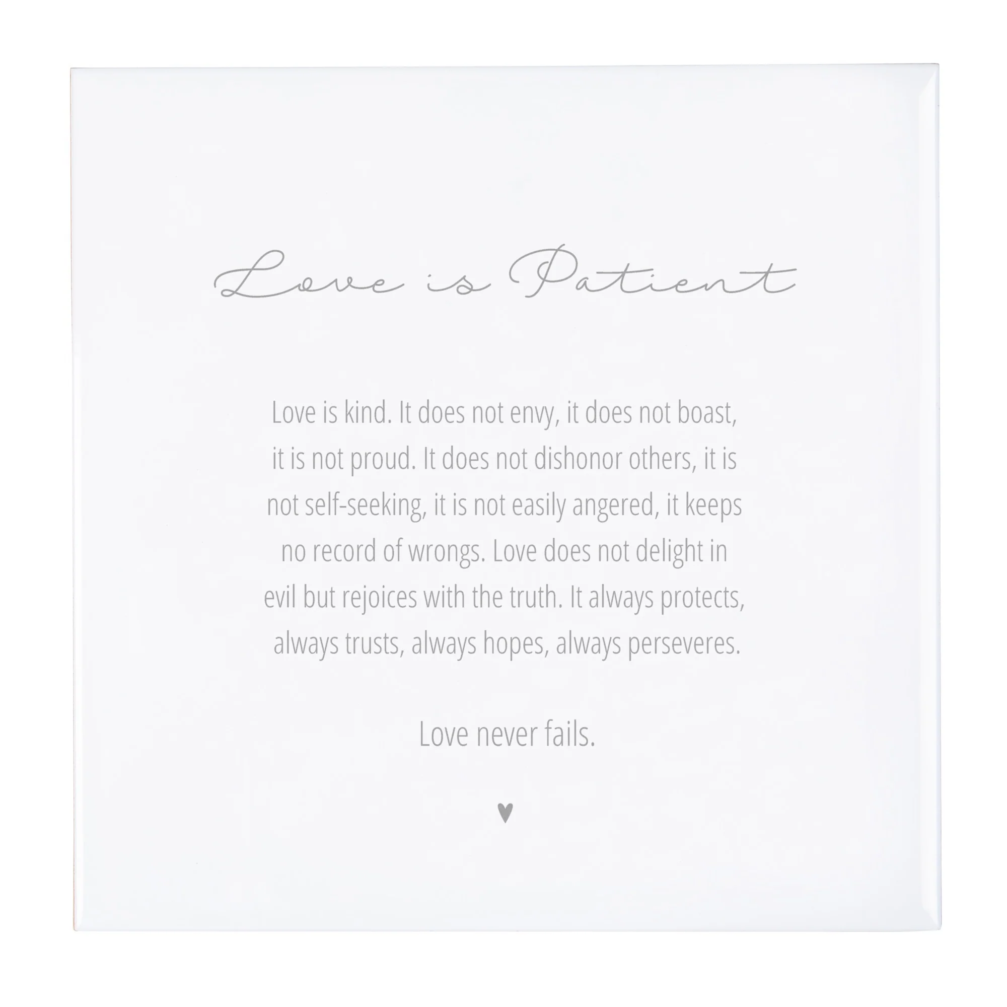Love Is Patient Tile - Image 3
