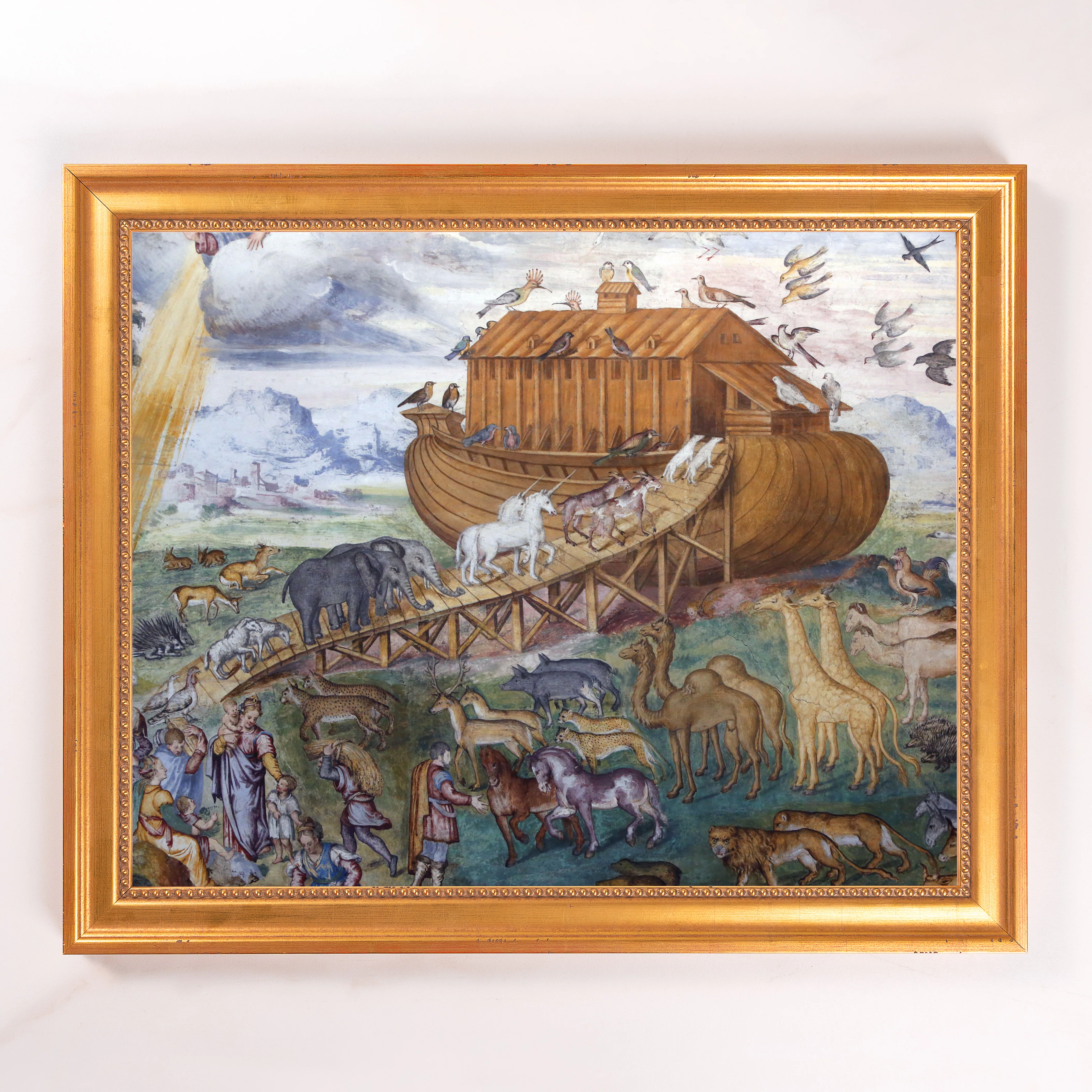 Luini's Noah's Ark Framed Canvas - Sacred Signature Collection - Image 10