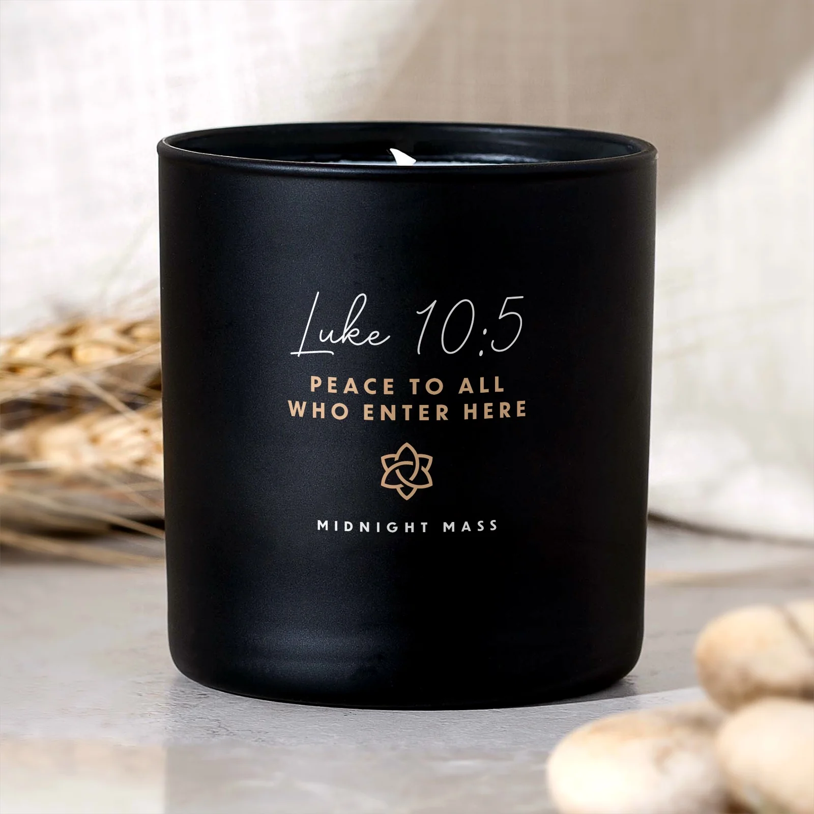 Luke 10:5 Black Candle