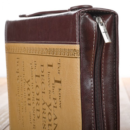 Lux Leather Bible Cover with Scripture Verse - Image 9