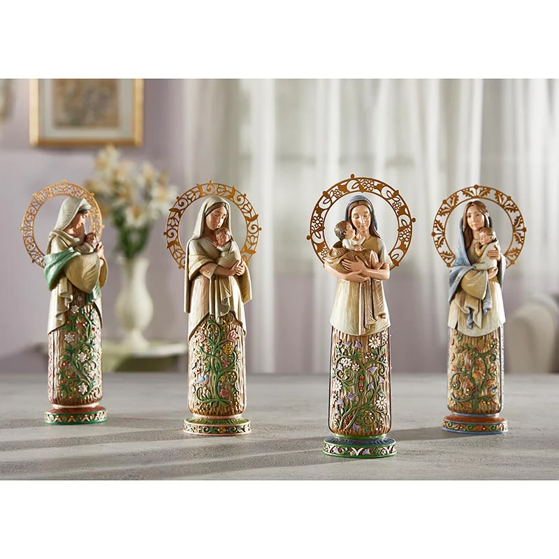 Madonna and Child Seasonal Statue Series-Spring - Image 4