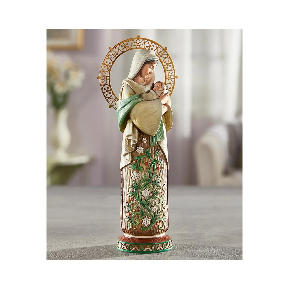 Madonna and Child Seasonal Statue Series-Winter
