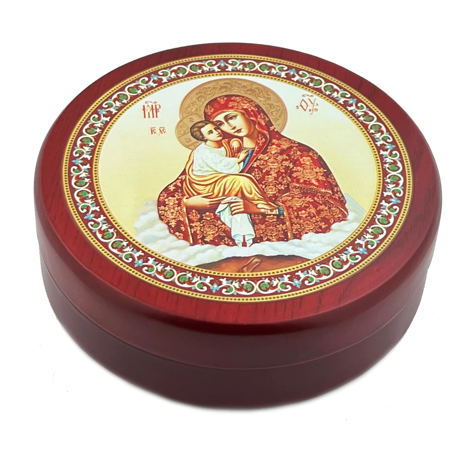 Madonna & Child Icon  Wooden Keepsake Box