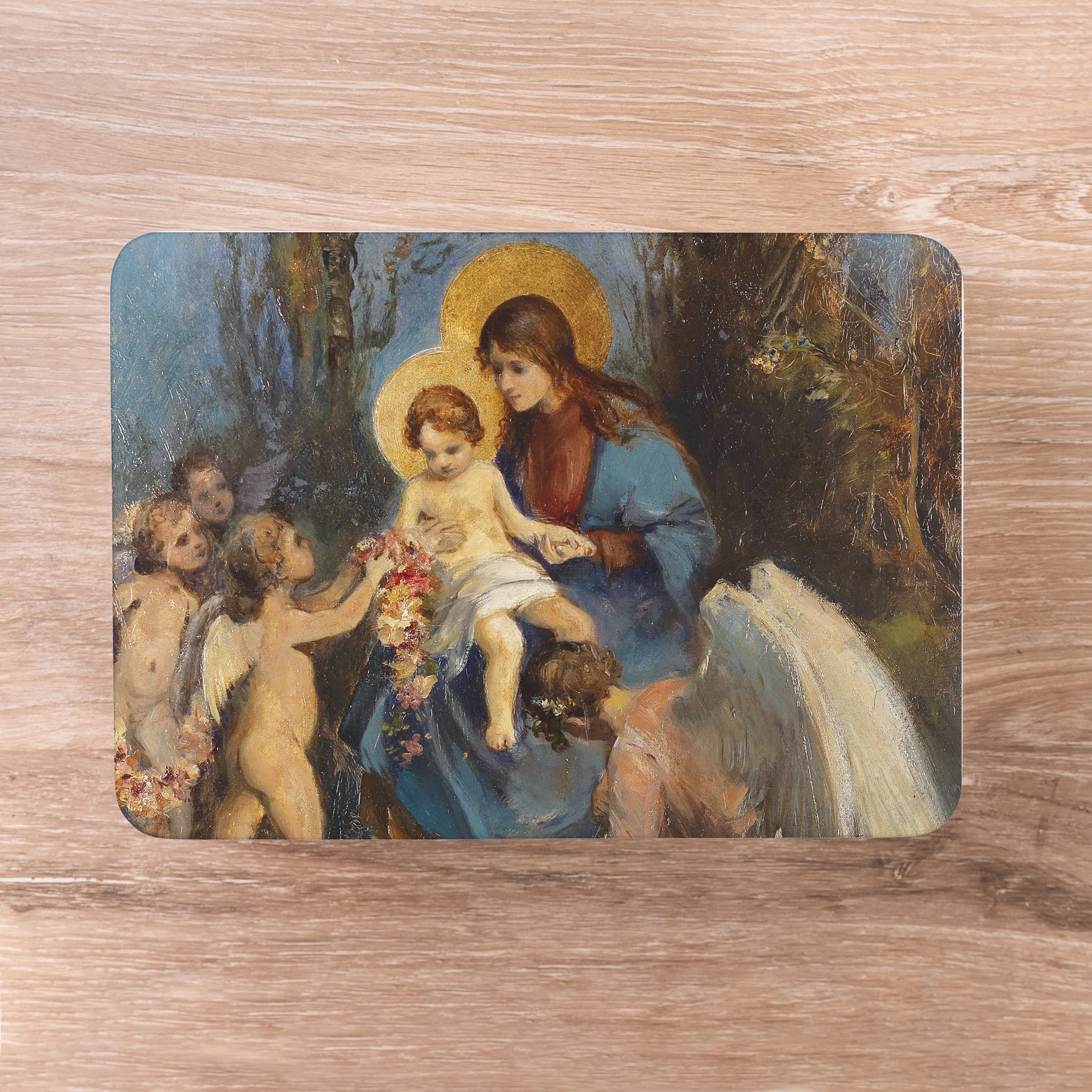 Madonna & Child Keepsake Rosary Box - Image 4