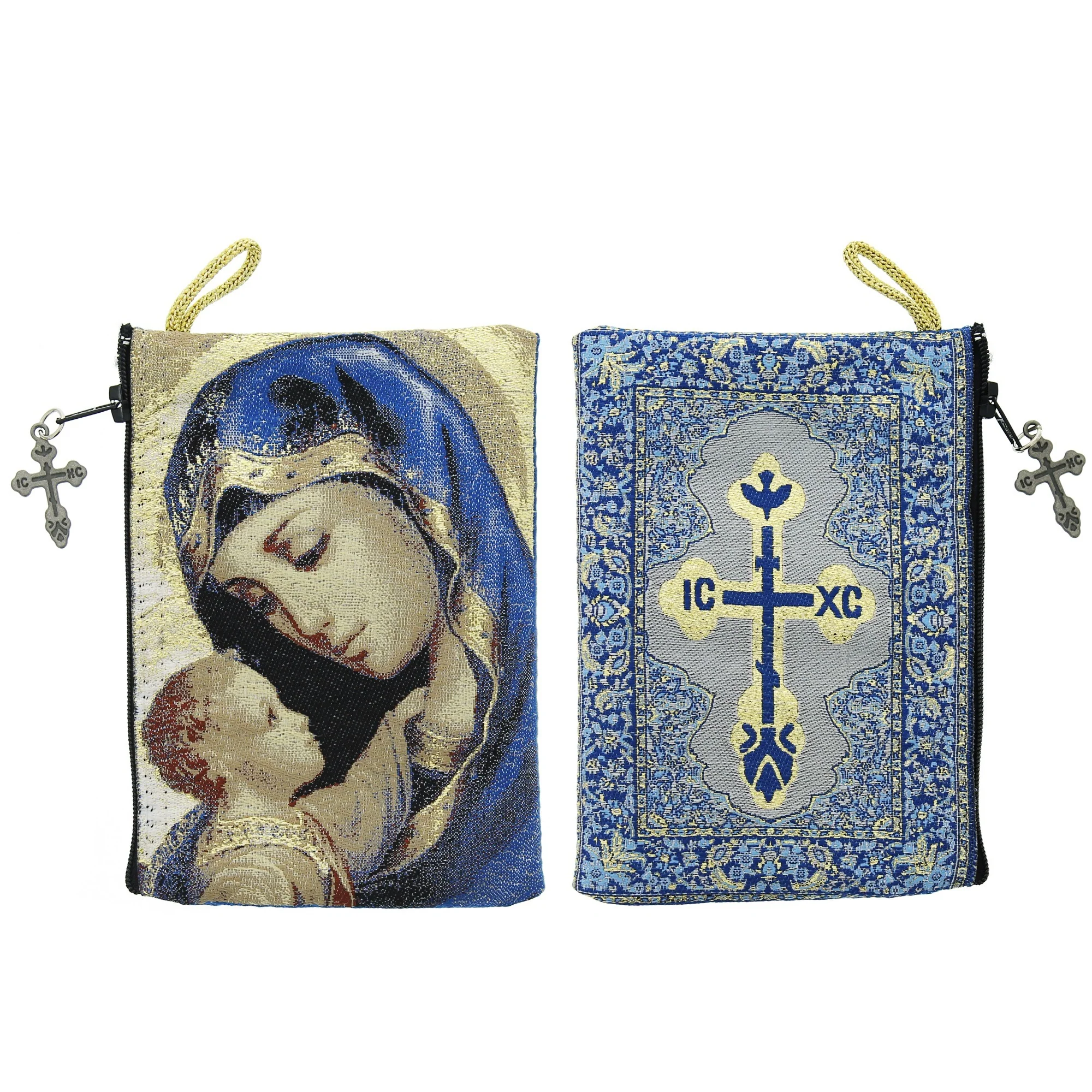 Madonna & Child Rosary Icon Pouch - Image 3