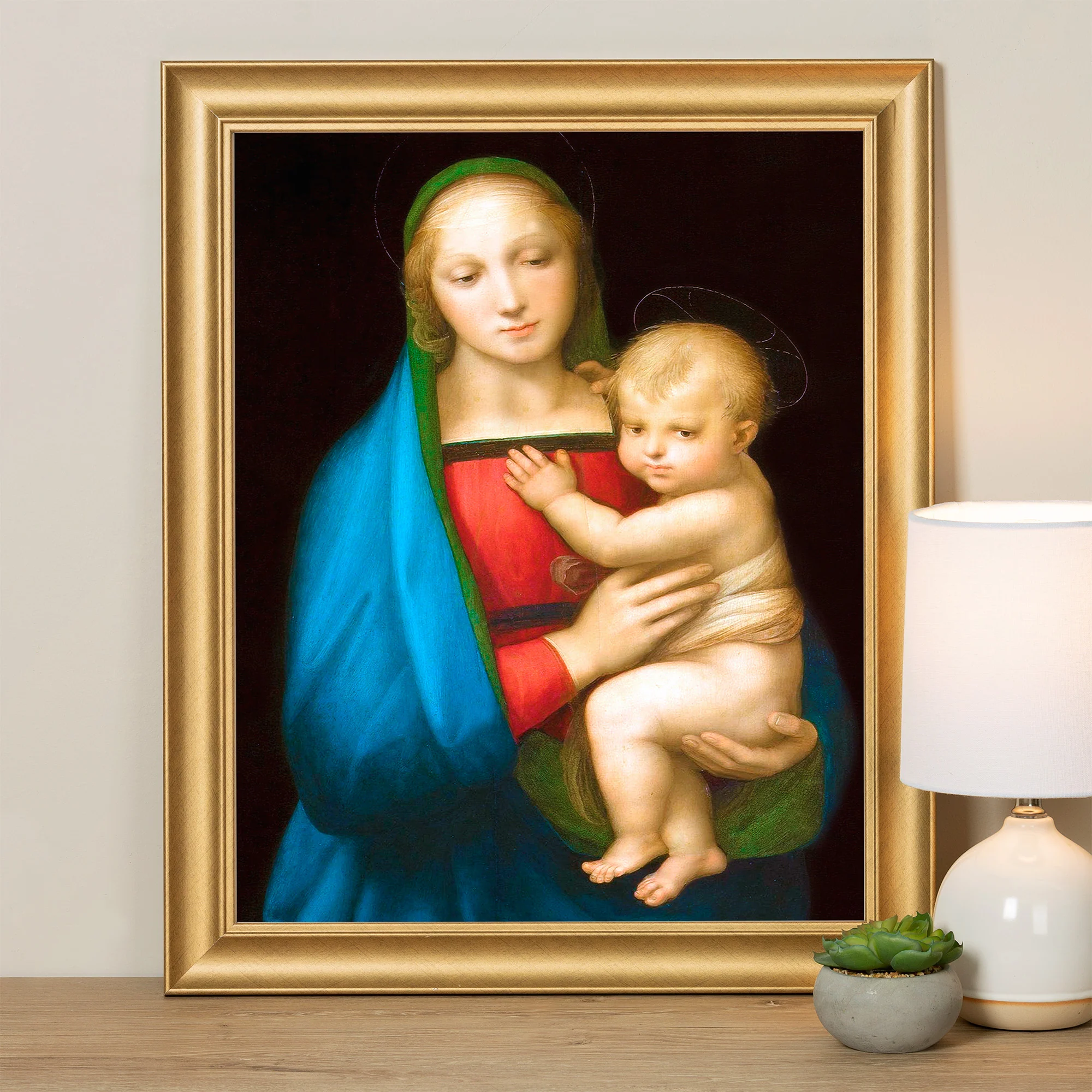 Madonna Del Granduca Gold Framed Print - Multiple Sizes - Image 3