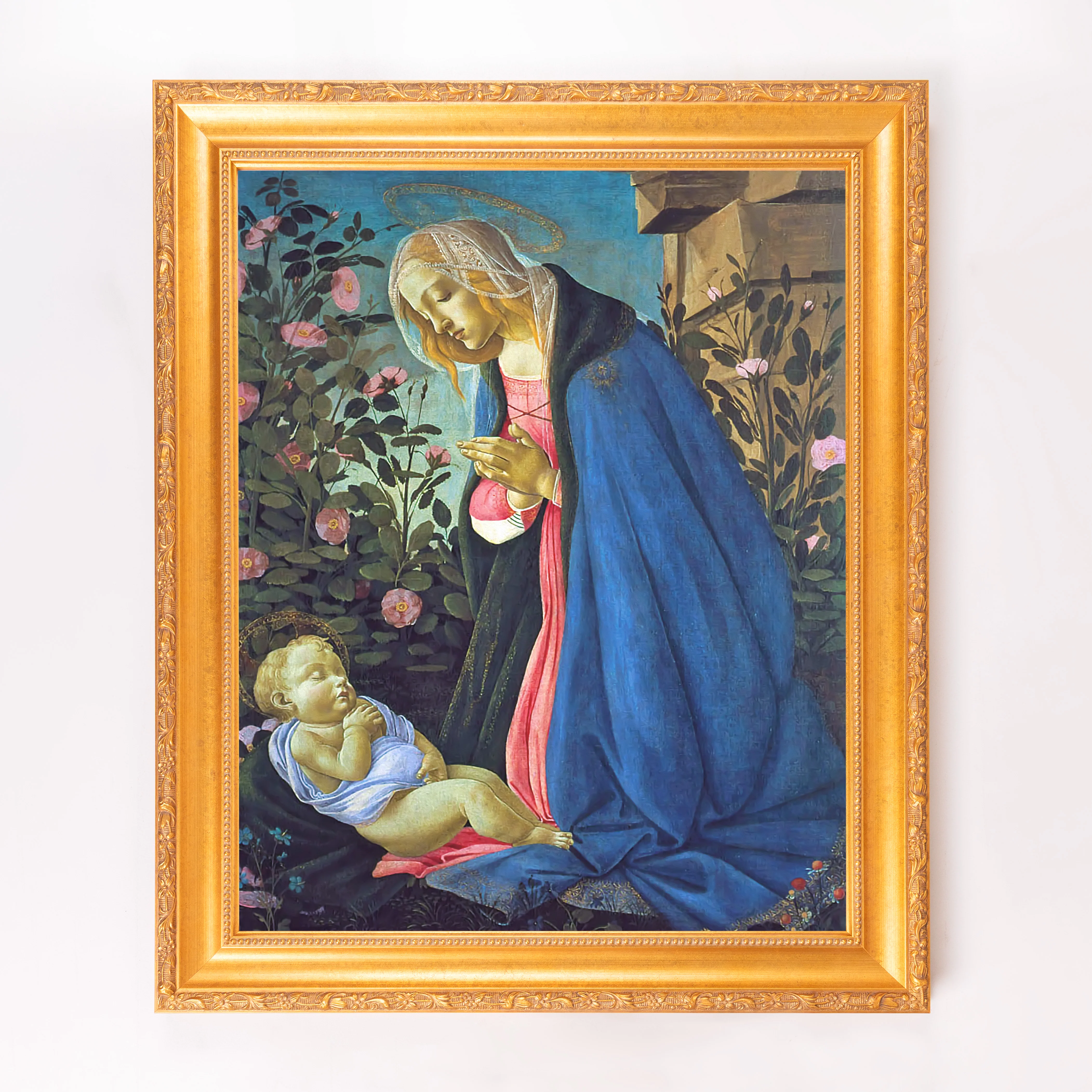 Madonna & the Sleeping Christ Child Framed Canvas - Sacred Signature Collection - Image 4