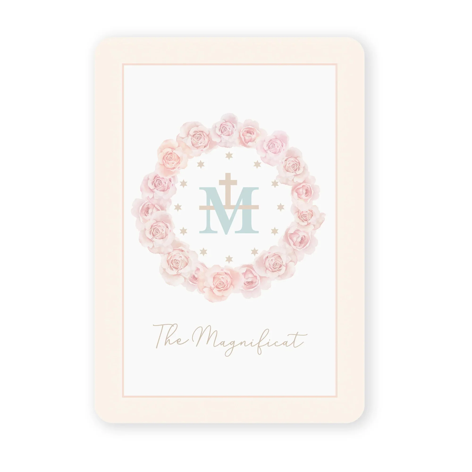 Magnificat Floral Prayer Card
