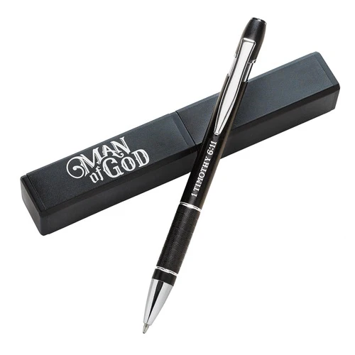 Man of God Black Ballpoint Pen