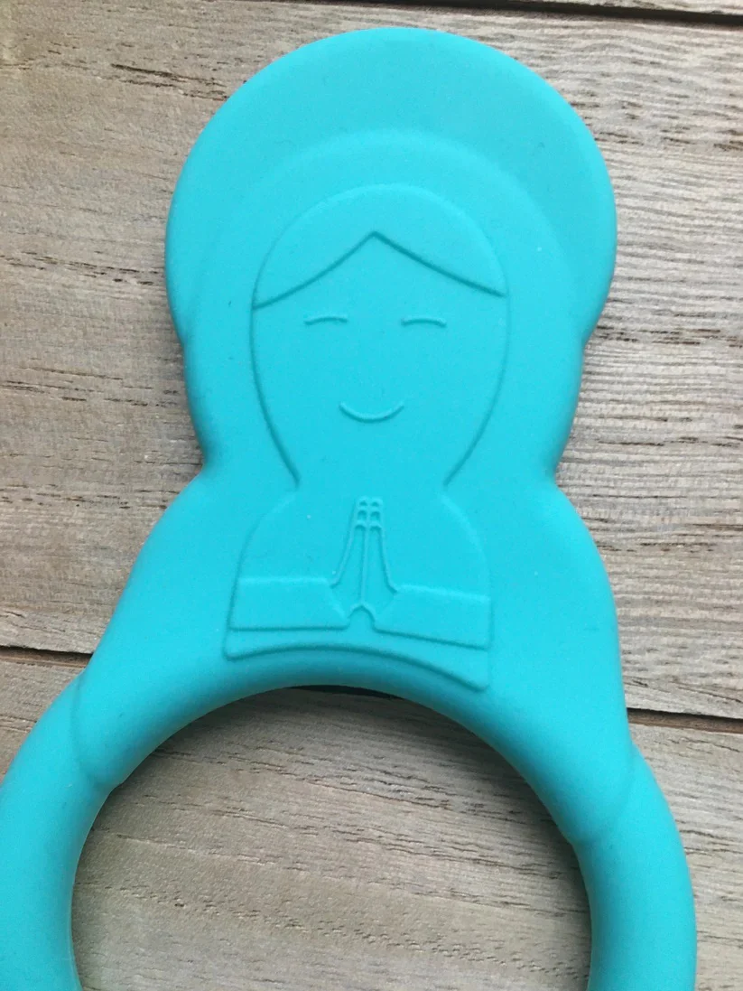 Mary Silicone Teething Ring