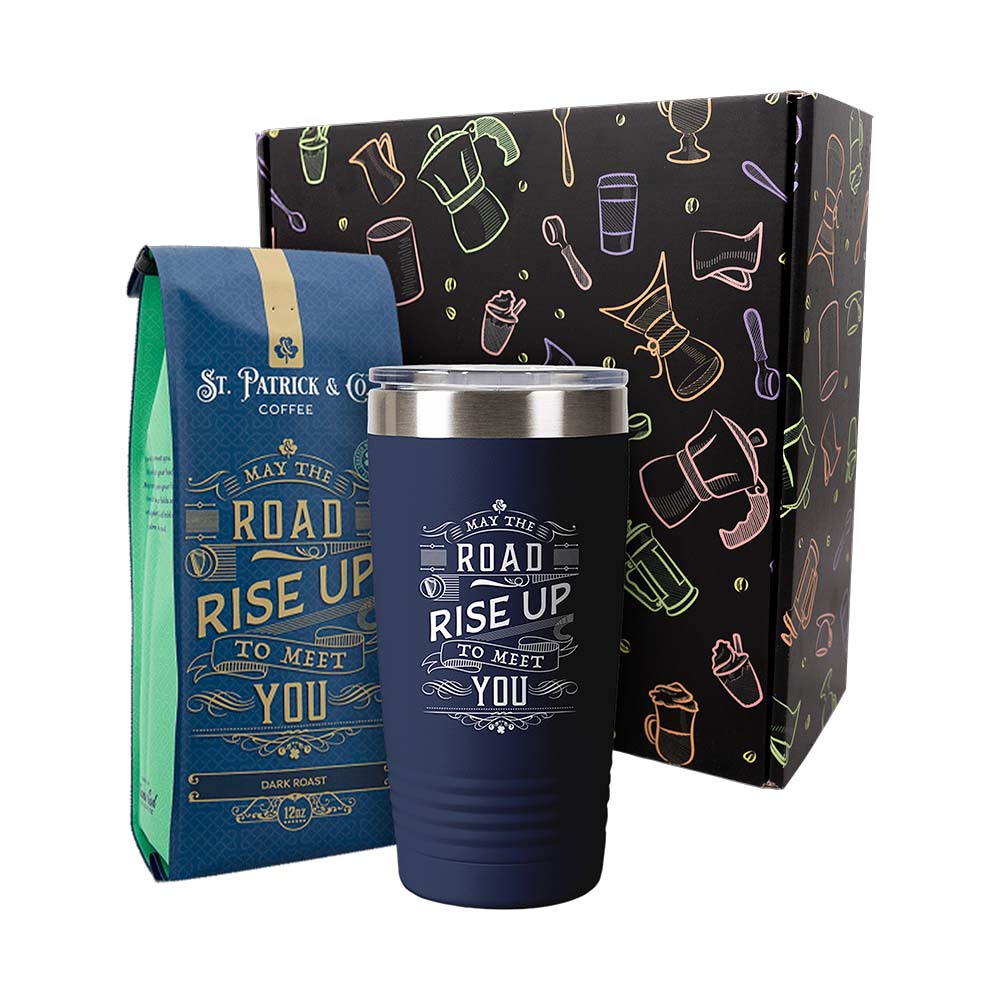 May The Road Rise To Meet You Coffee & Tumbler Gift Set
