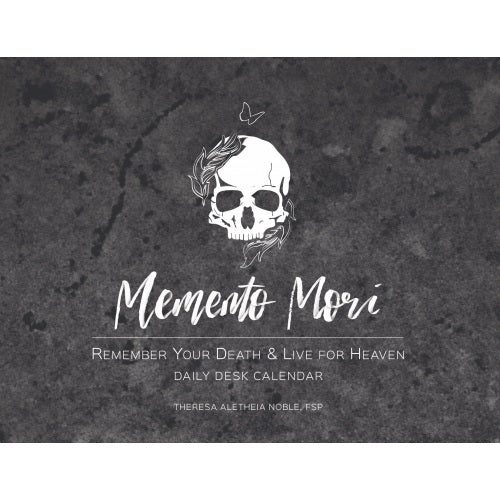 Memento Mori Perpetual Desk Calendar