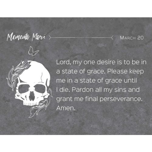 Memento Mori Perpetual Desk Calendar - Image 2