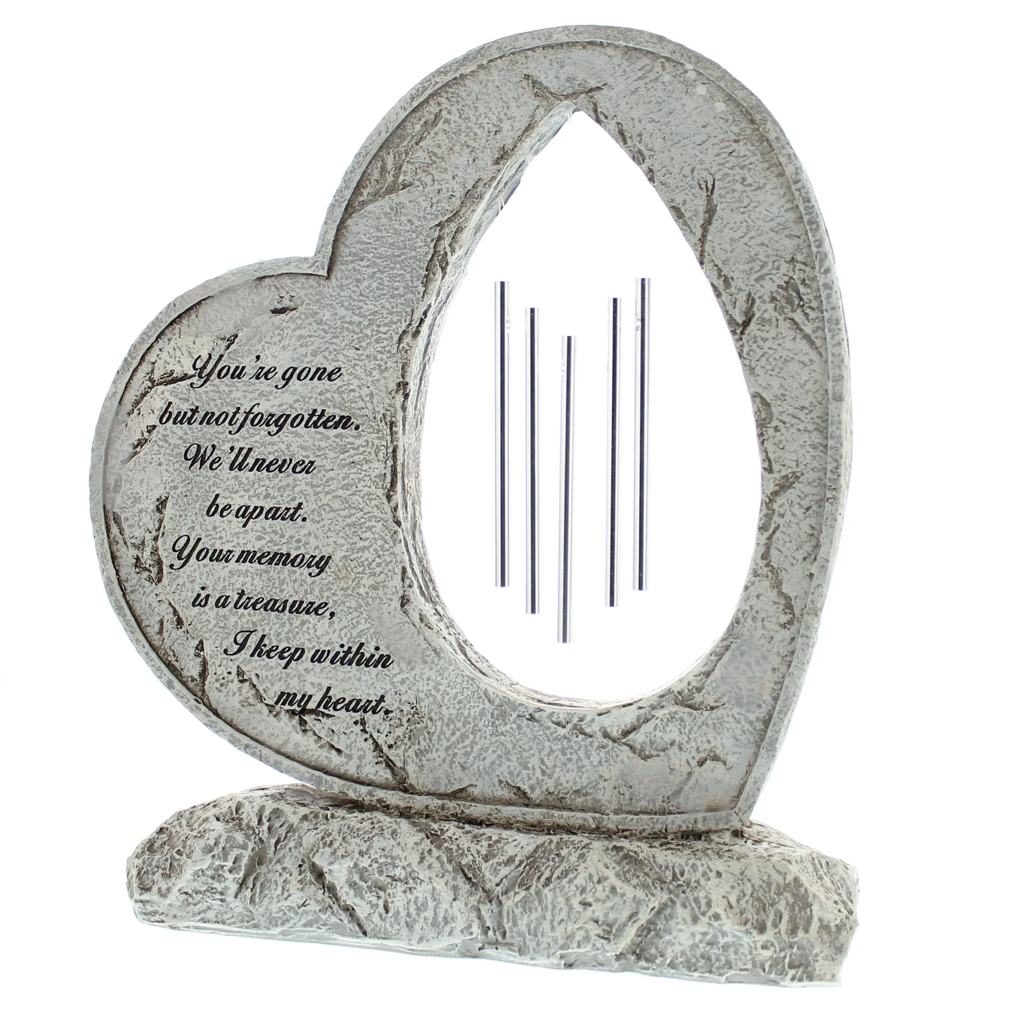 Memorial Heart Garden Wind Chime