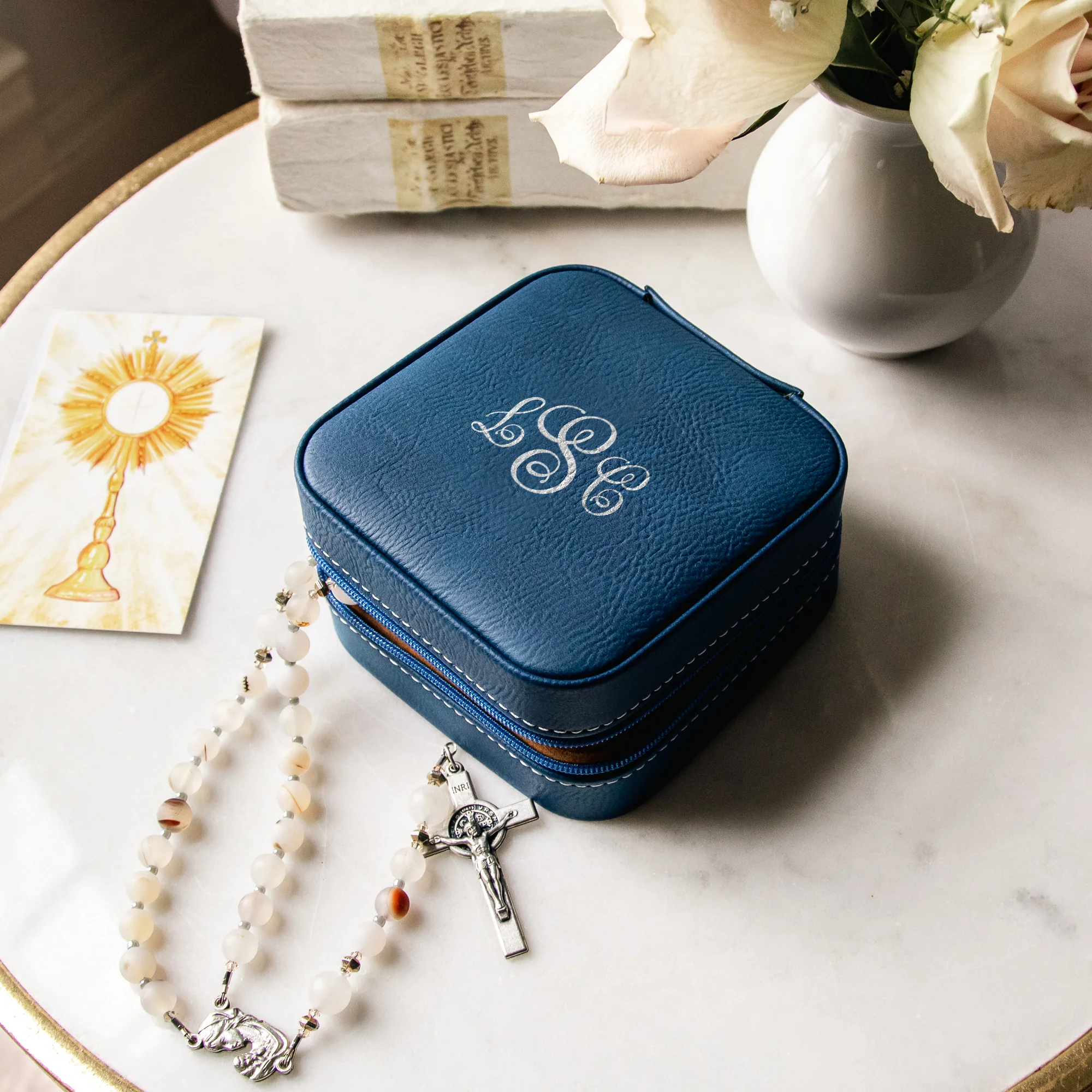 Monogrammed Travel Case for Jewelry