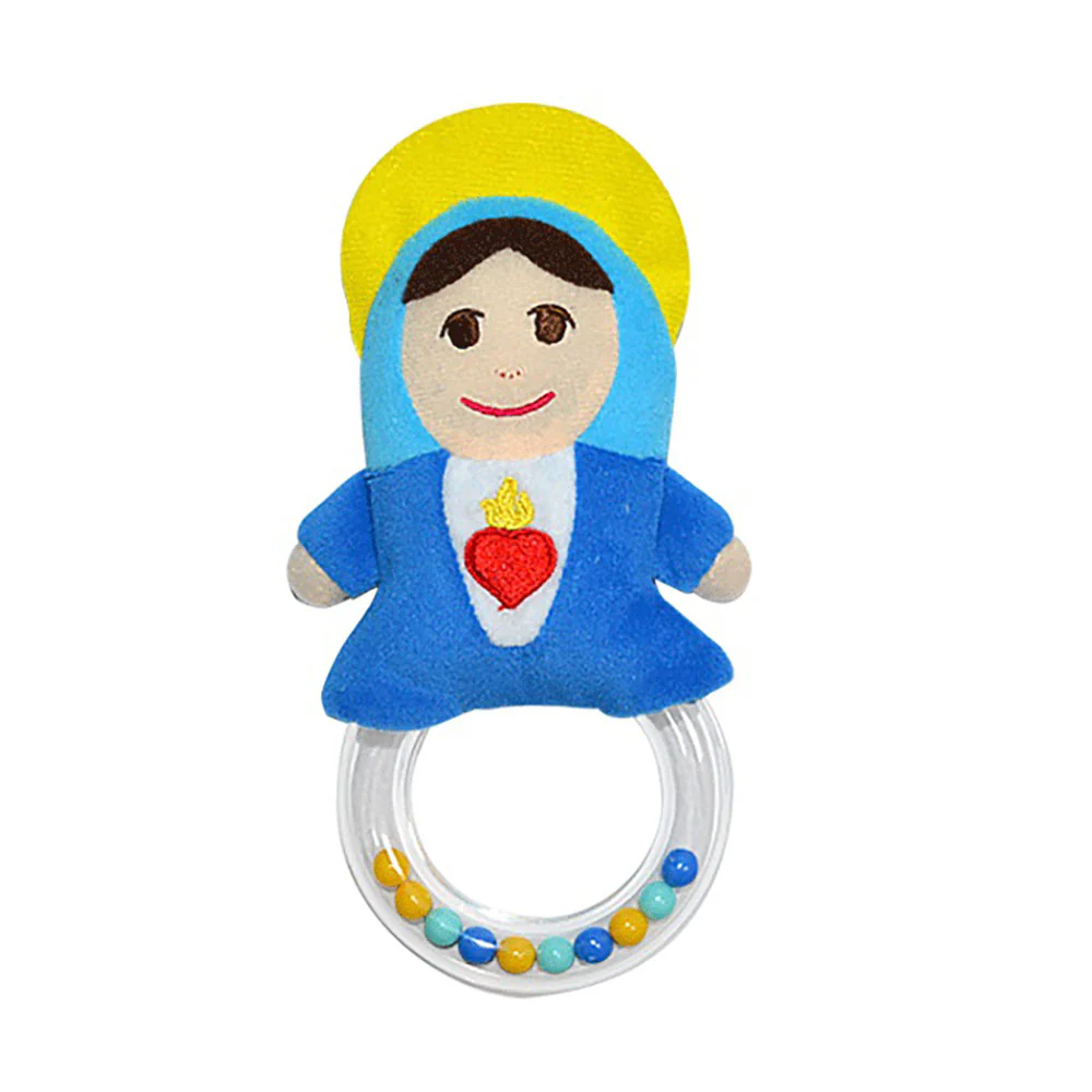 Mother Mary Pray For Us Rattle