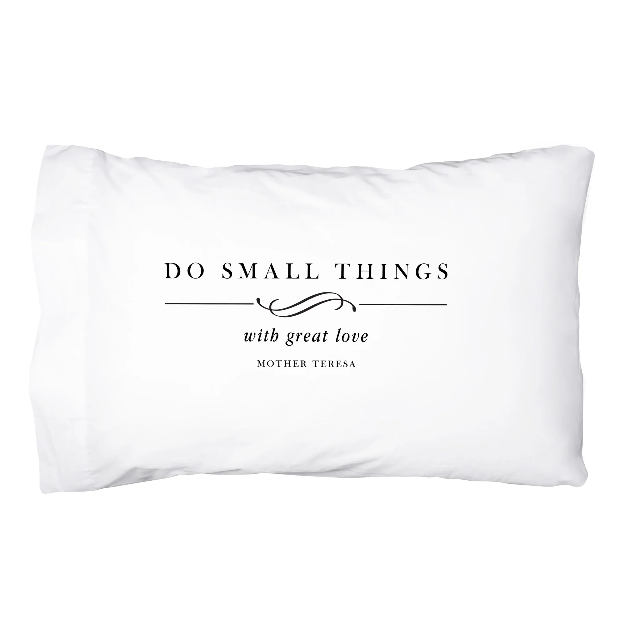 Mother Teresa Small Things Great Love Pillowcase - Image 2