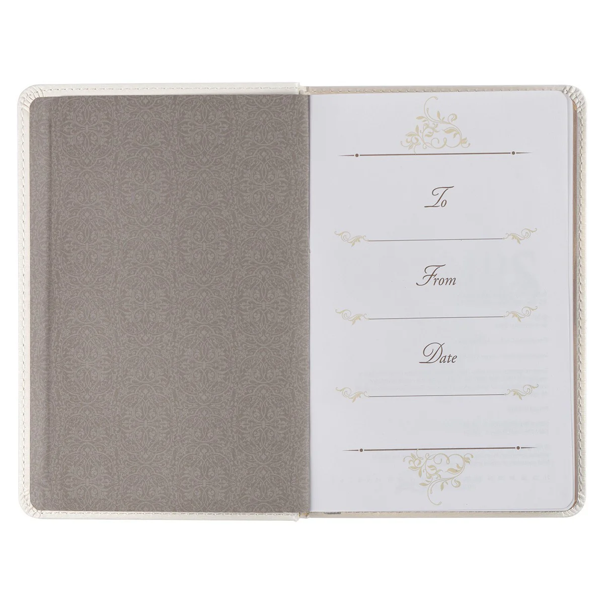 Mr. & Mrs. - 366 Devotions for Couples - White Faux Leather - Image 4