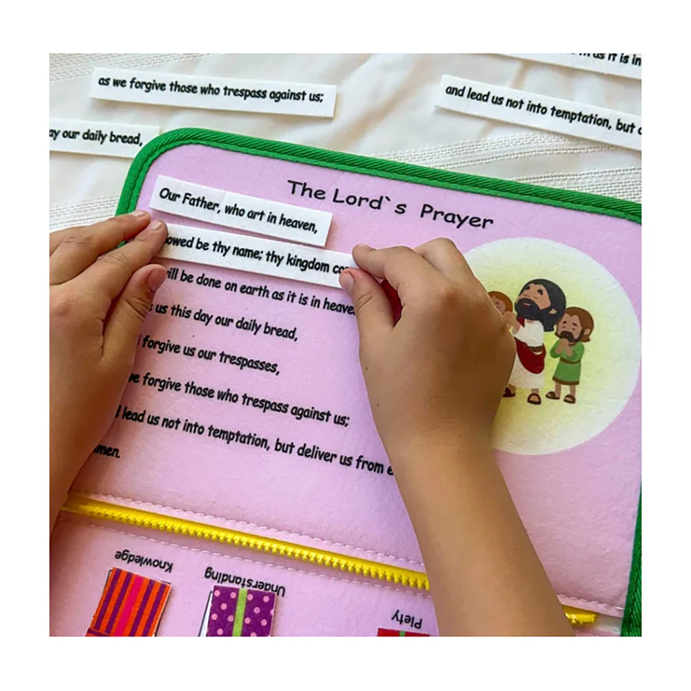 My Pray and Play Busy Book - A Quiet Felt Book - Image 4
