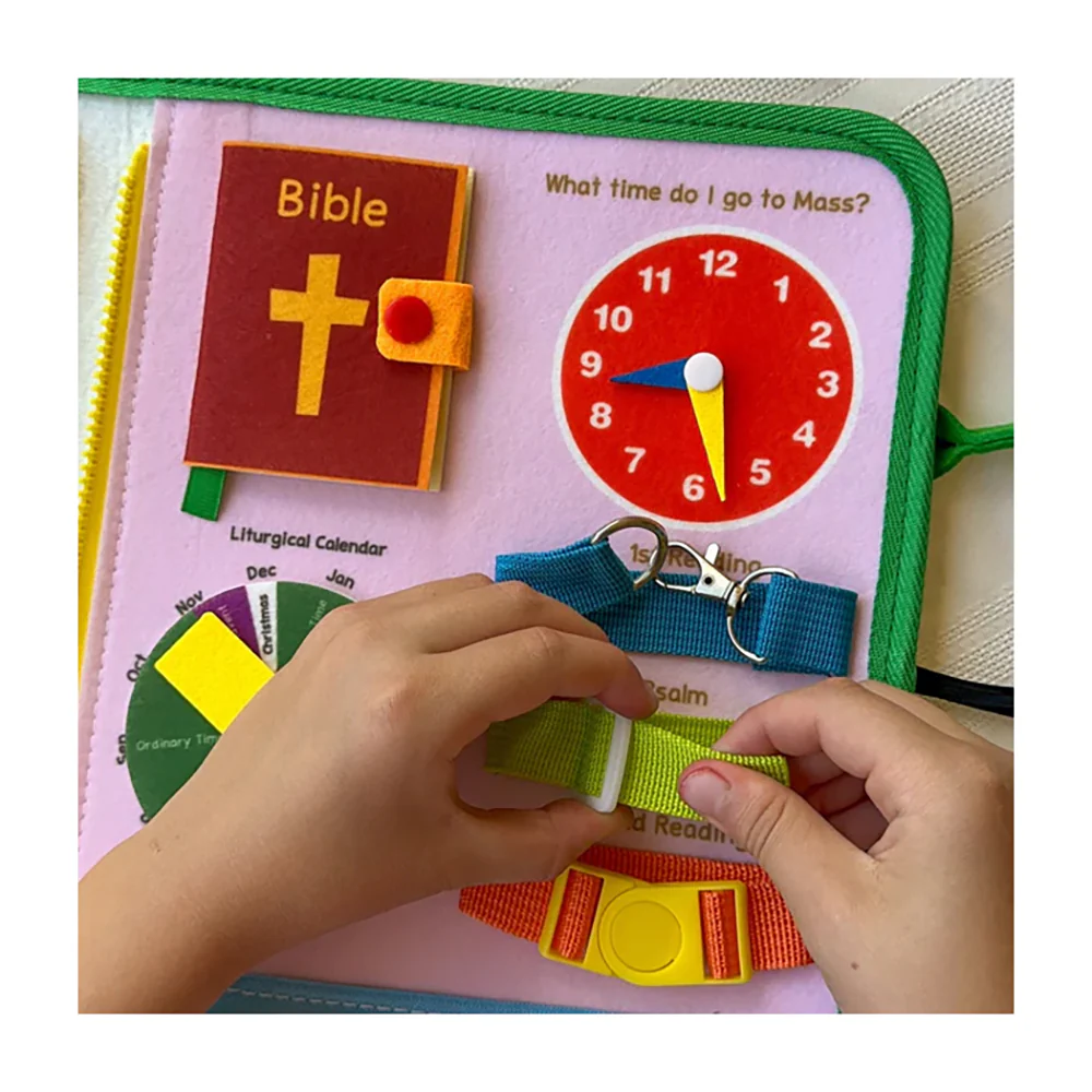 My Pray and Play Busy Book - A Quiet Felt Book - Image 5