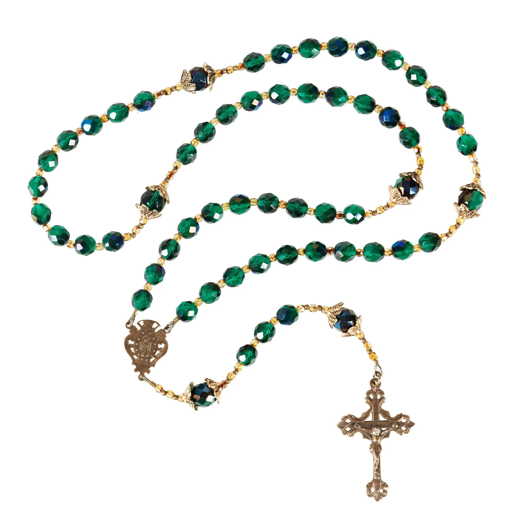 O Tannenbaum Green Christmas Rosary - Image 3