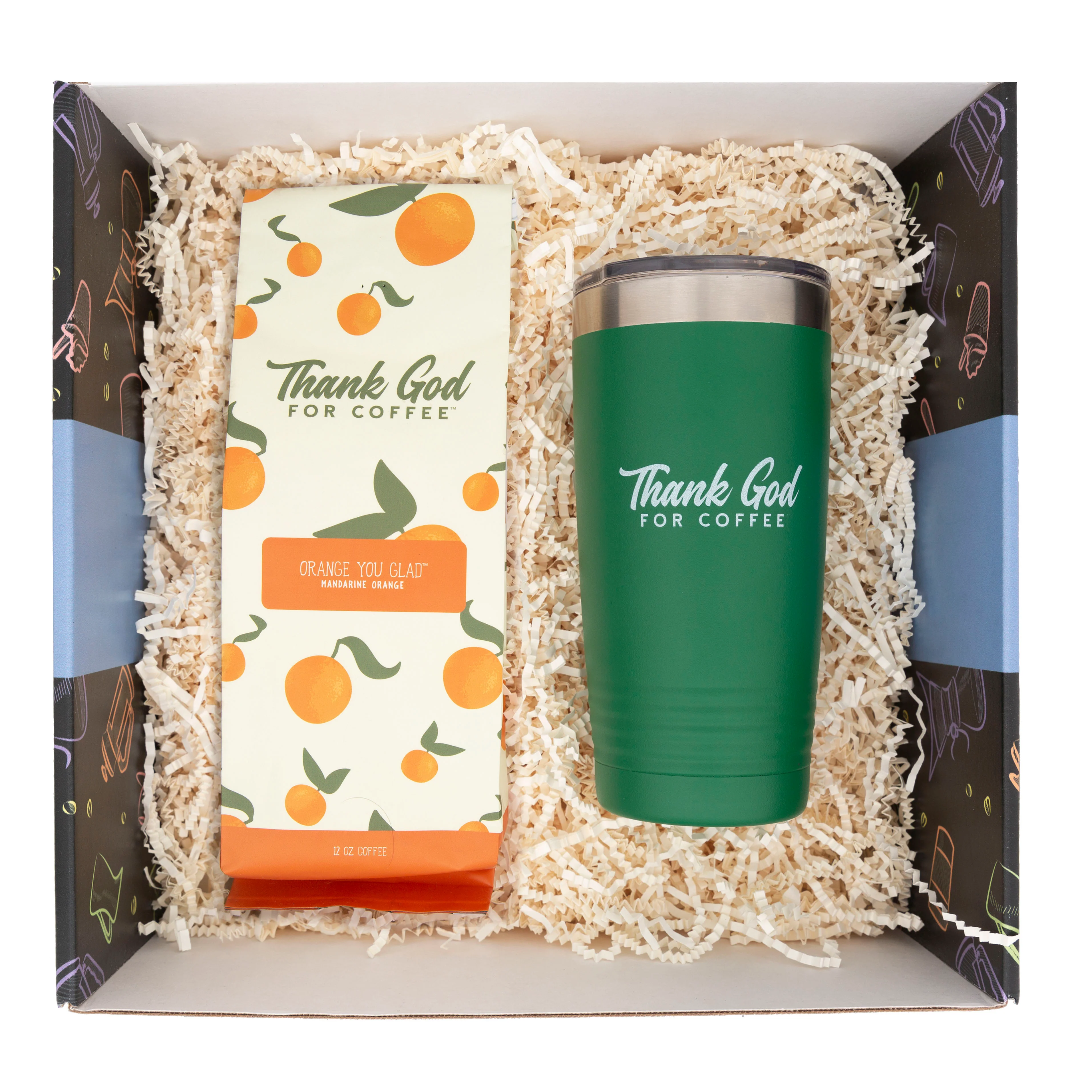 Orange You Glad Coffee and Tumbler Gift Set - Image 2