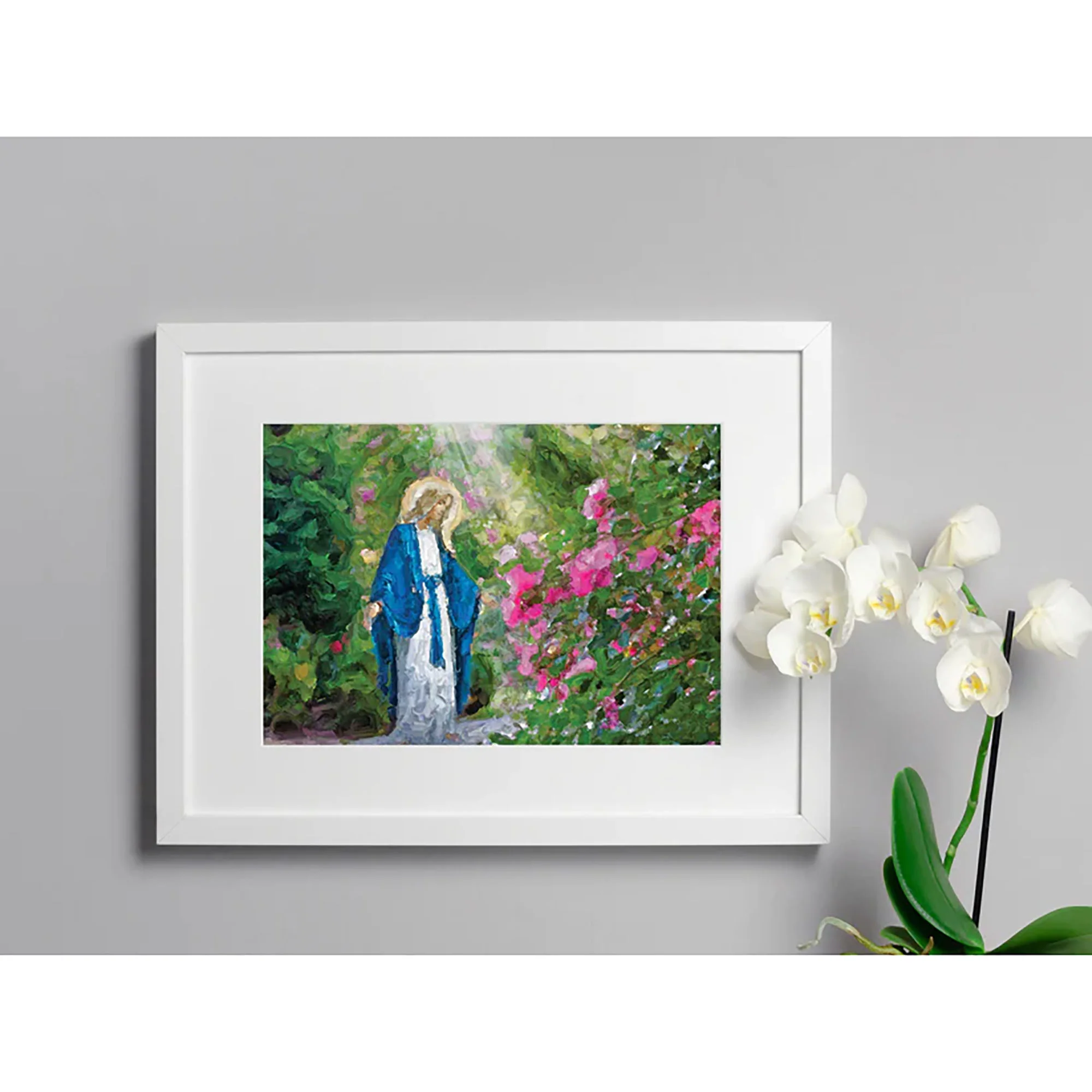 Our Lady Among the Flowers Unframed Print - 8" x 10" - Image 3