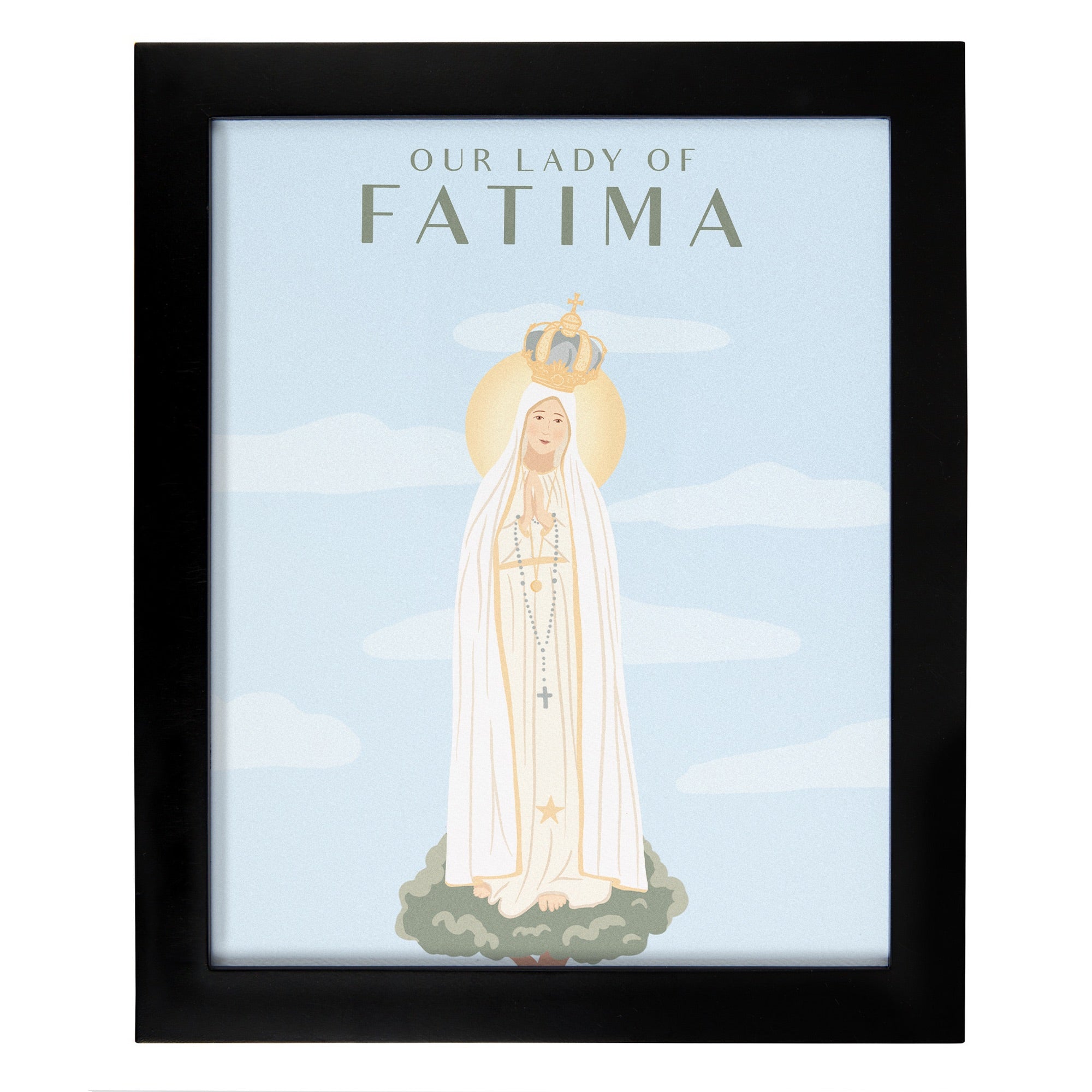 Our Lady of Fatima Framed Travel Print - Image 2