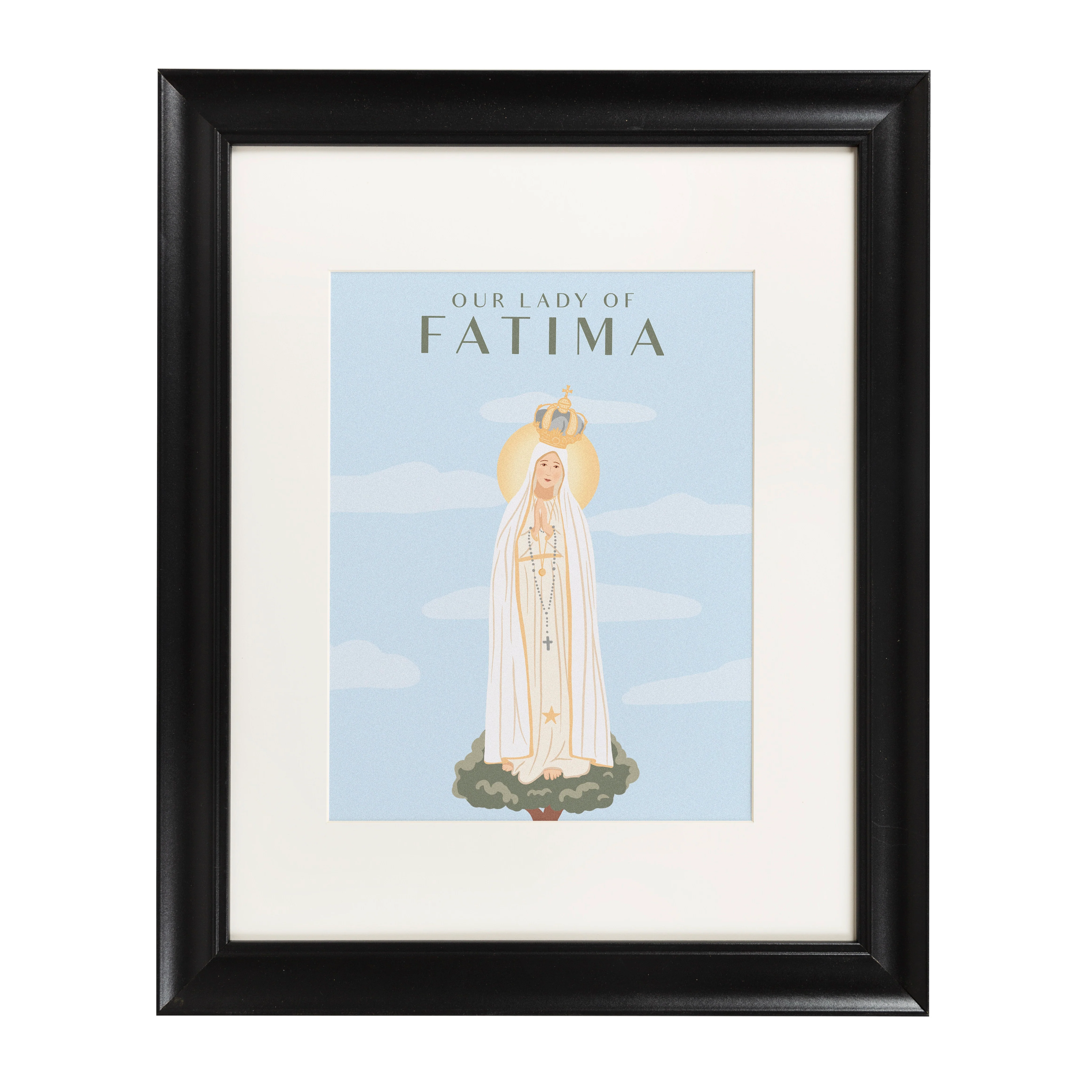 Our Lady of Fatima Framed Travel Print - Image 3
