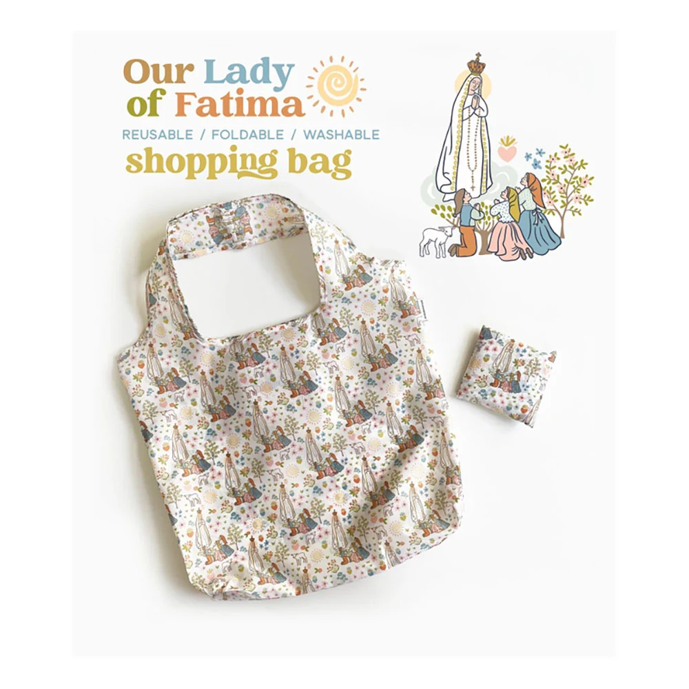Our Lady of Fatima Reusable Tote Bag
