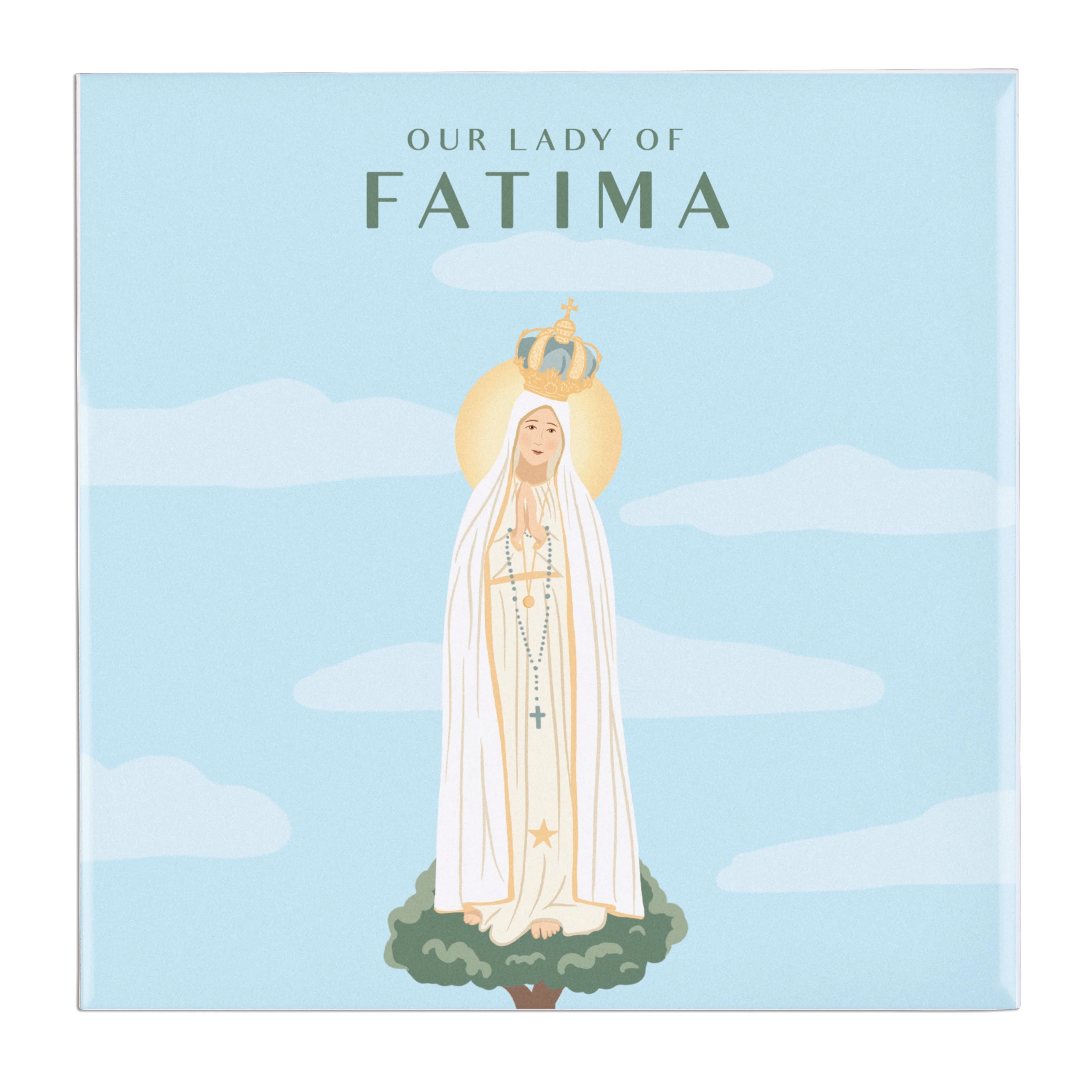Our Lady of Fatima Travel Print Tile - Image 2