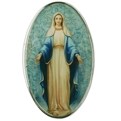 Our Lady of Grace Art Visor Clip